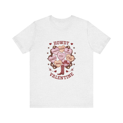 Candy Heart Shirt, Valentine's Day Gift, Country Conversation Hearts Shirt - Popbydesign