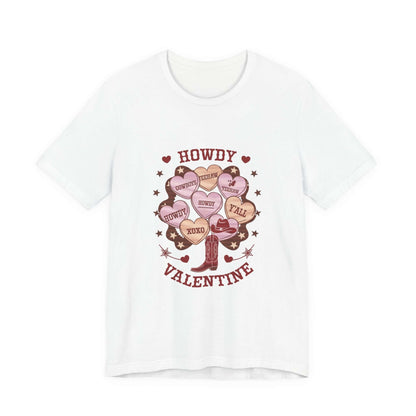 Candy Heart Shirt, Valentine's Day Gift, Country Conversation Hearts Shirt - Popbydesign