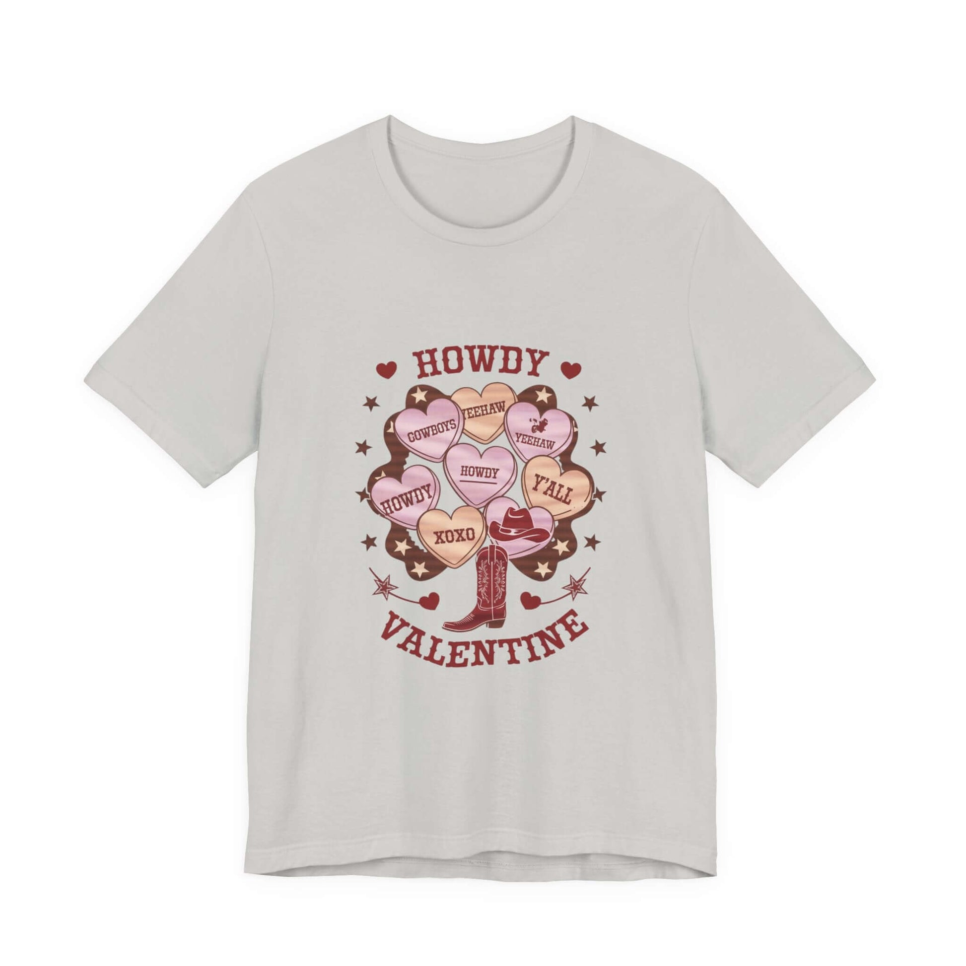 Candy Heart Shirt, Valentine's Day Gift, Country Conversation Hearts Shirt - Popbydesign