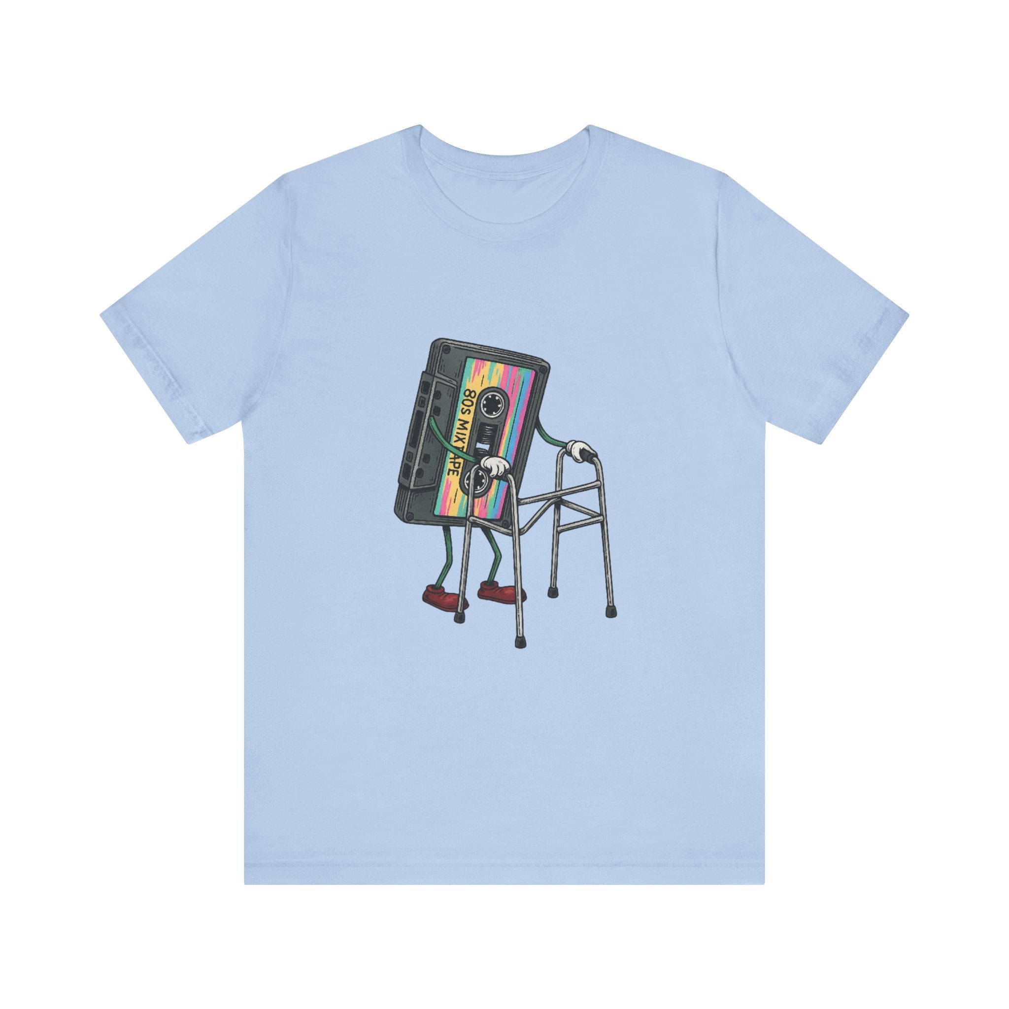 Cassette Tape T-Shirt, 80s Retro Music Vintage T Shirt by PopCultureByDesign36
