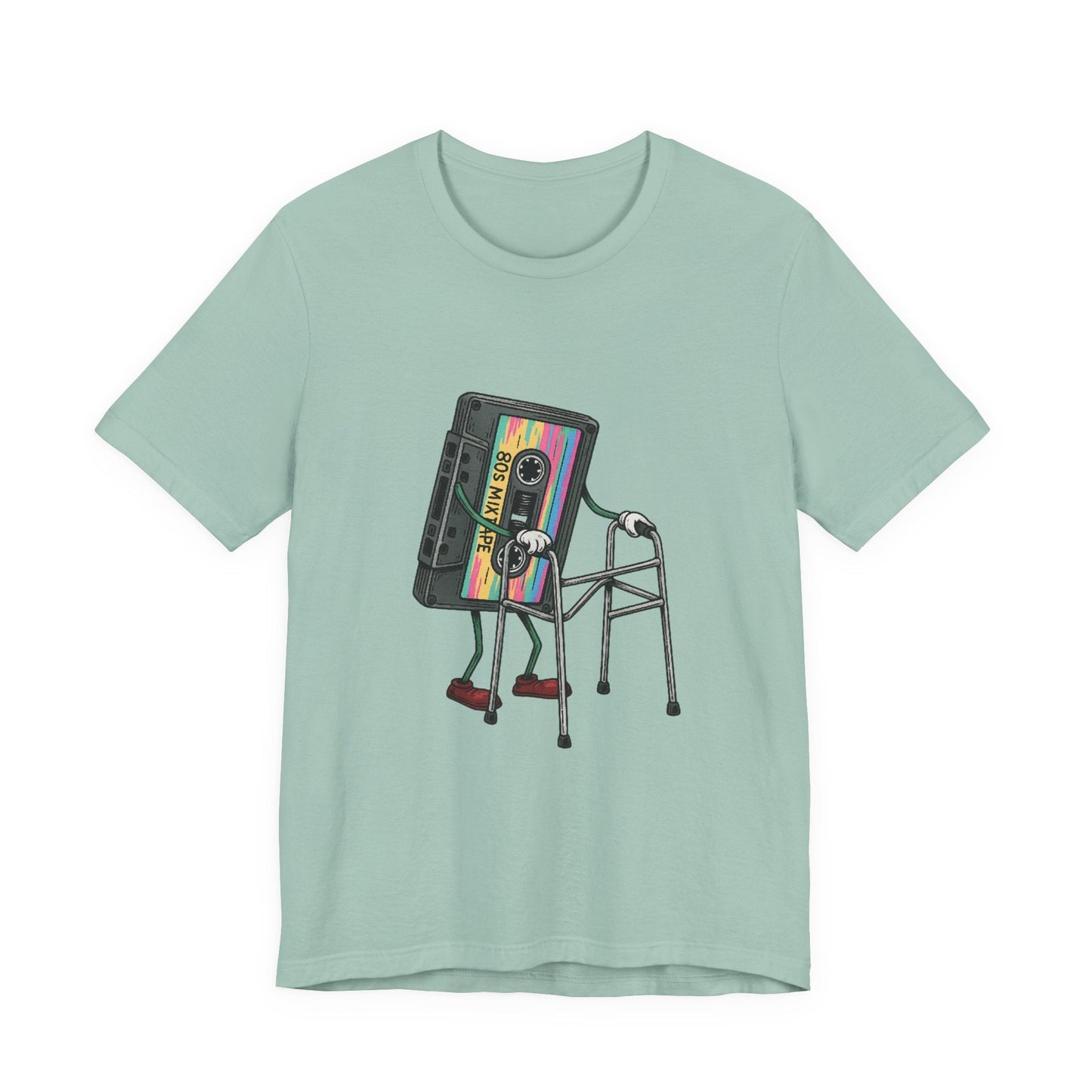 Cassette Tape T-Shirt, 80s Retro Music Vintage T Shirt - Popbydesign