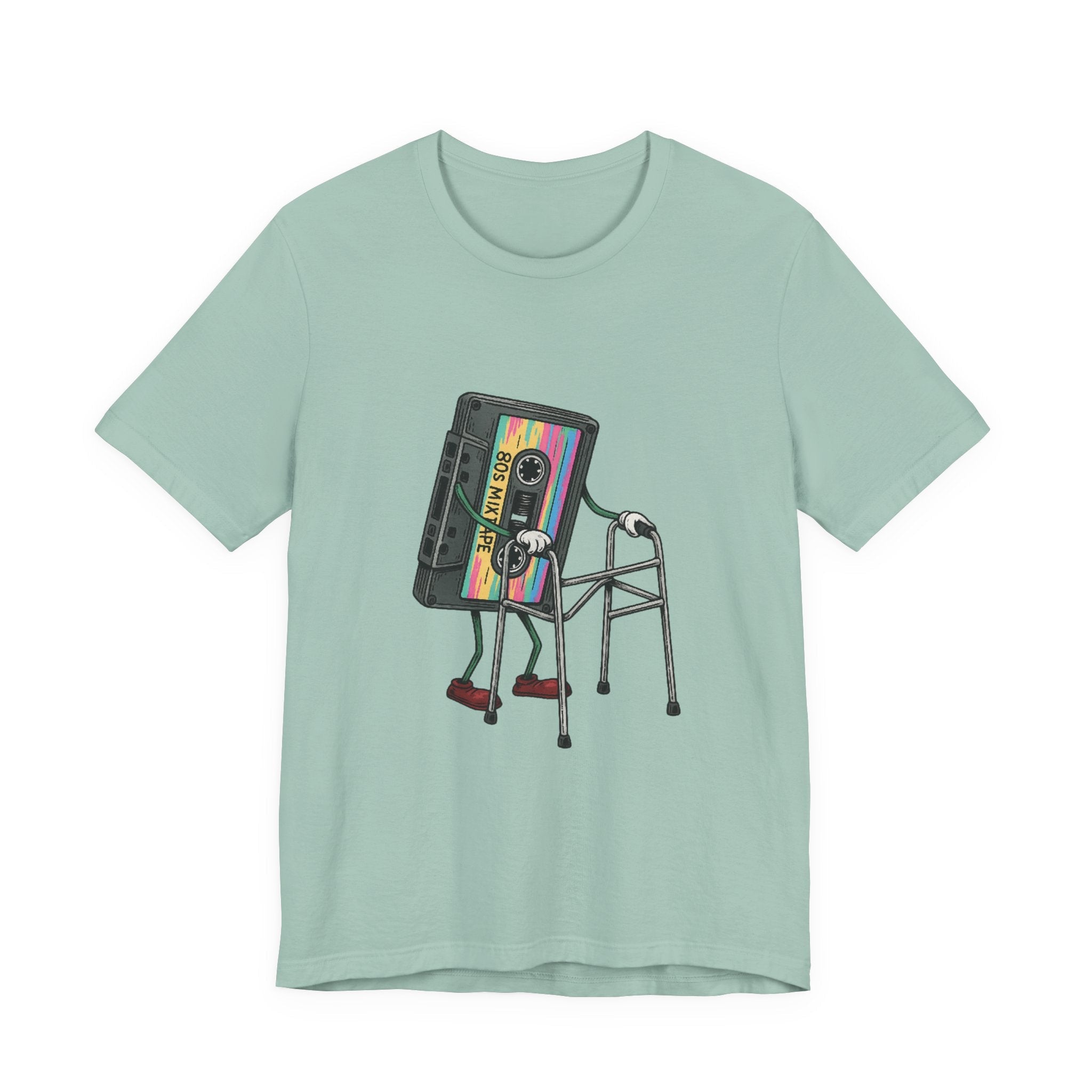 Cassette Tape T-Shirt, 80s Retro Music Vintage T Shirt by PopCultureByDesign36