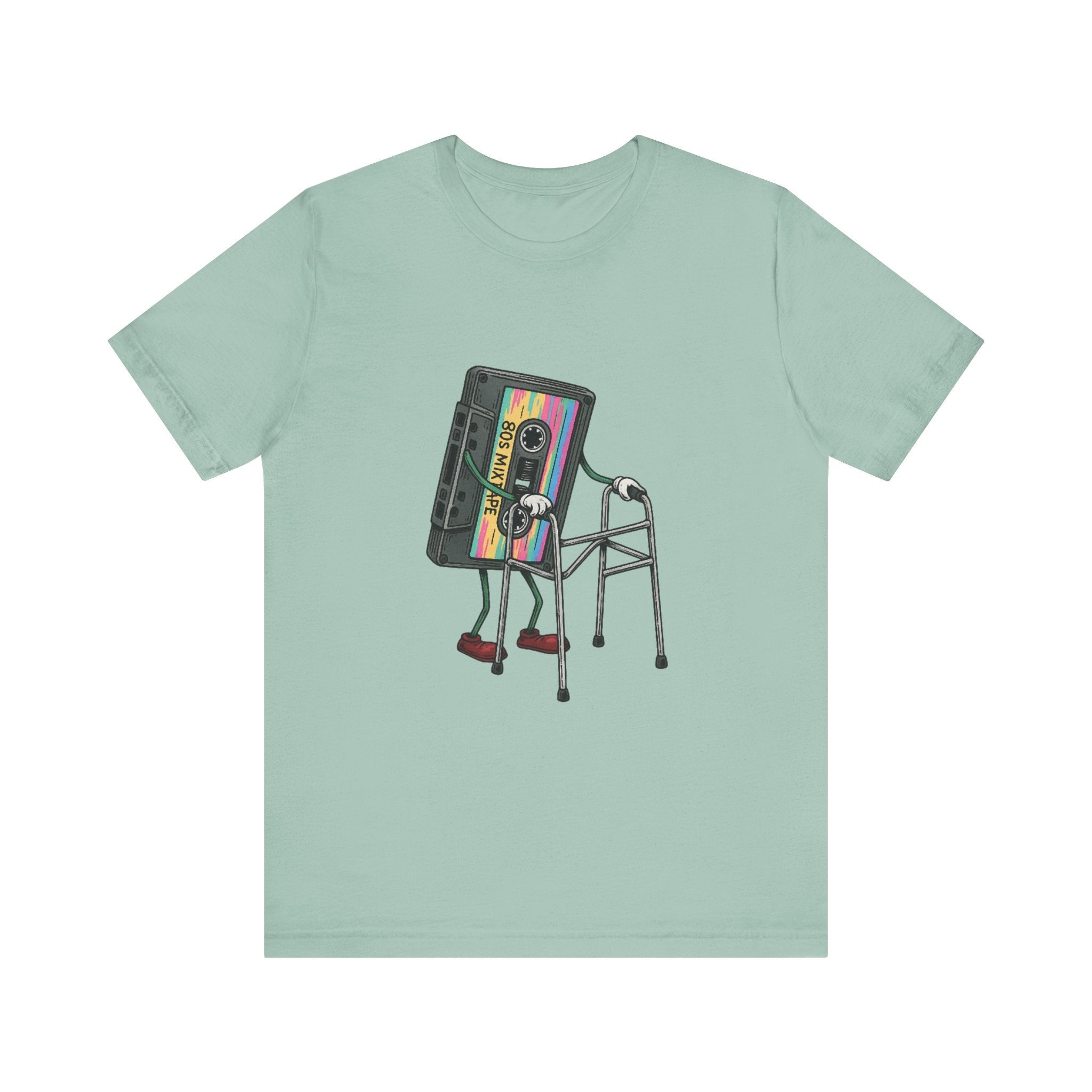 Cassette Tape T-Shirt, 80s Retro Music Vintage T Shirt by PopCultureByDesign36