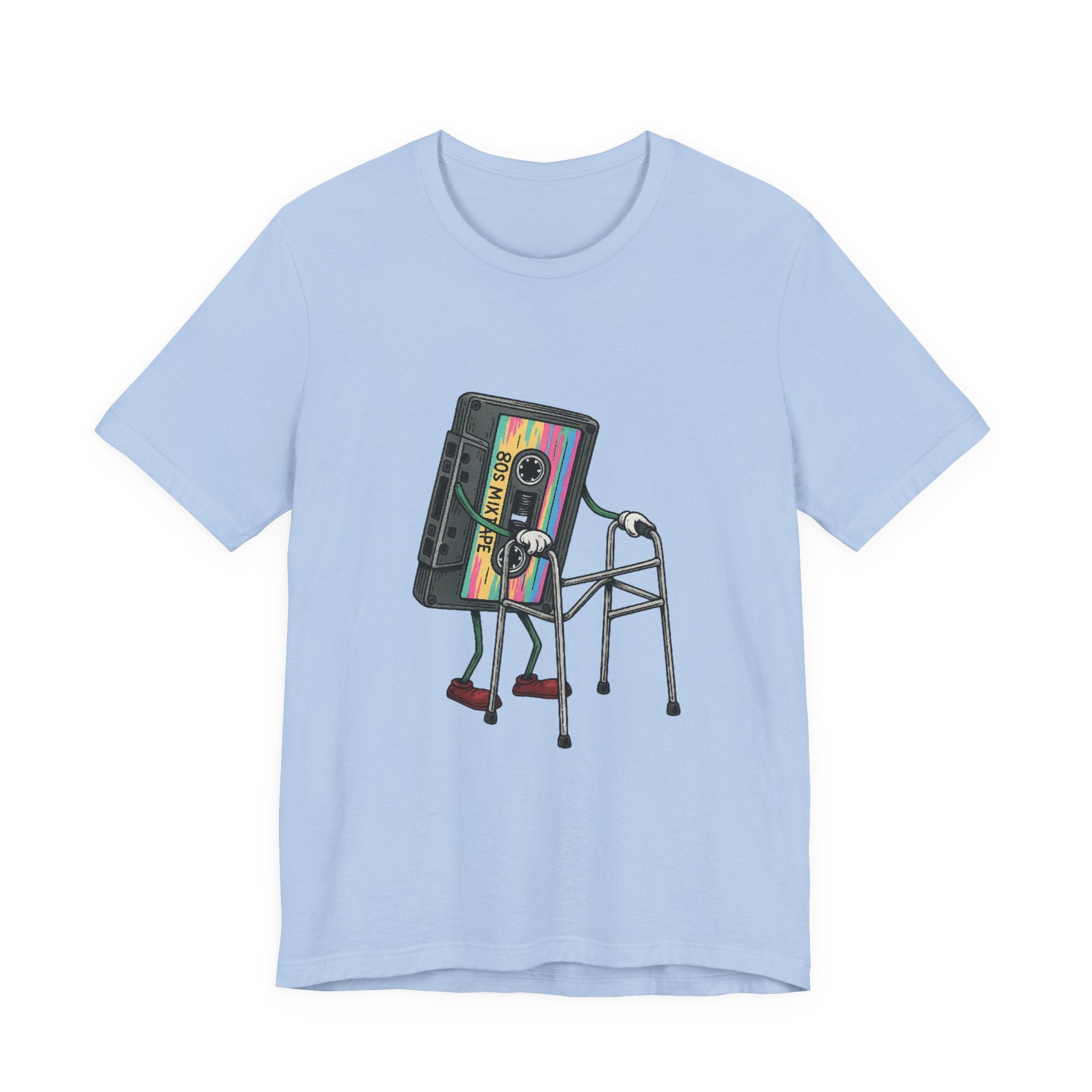 Cassette Tape T-Shirt, 80s Retro Music Vintage T Shirt by PopCultureByDesign36