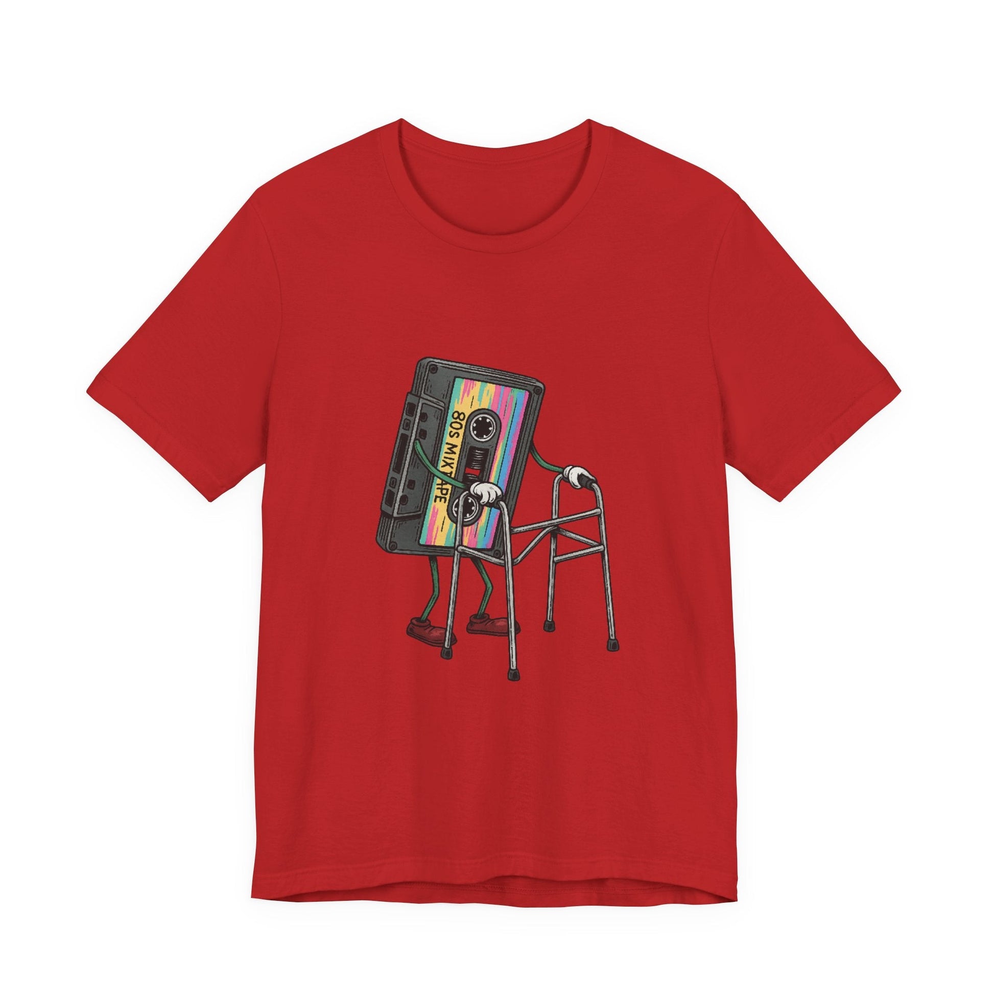 Cassette Tape T-Shirt, 80s Retro Music Vintage T Shirt - Popbydesign