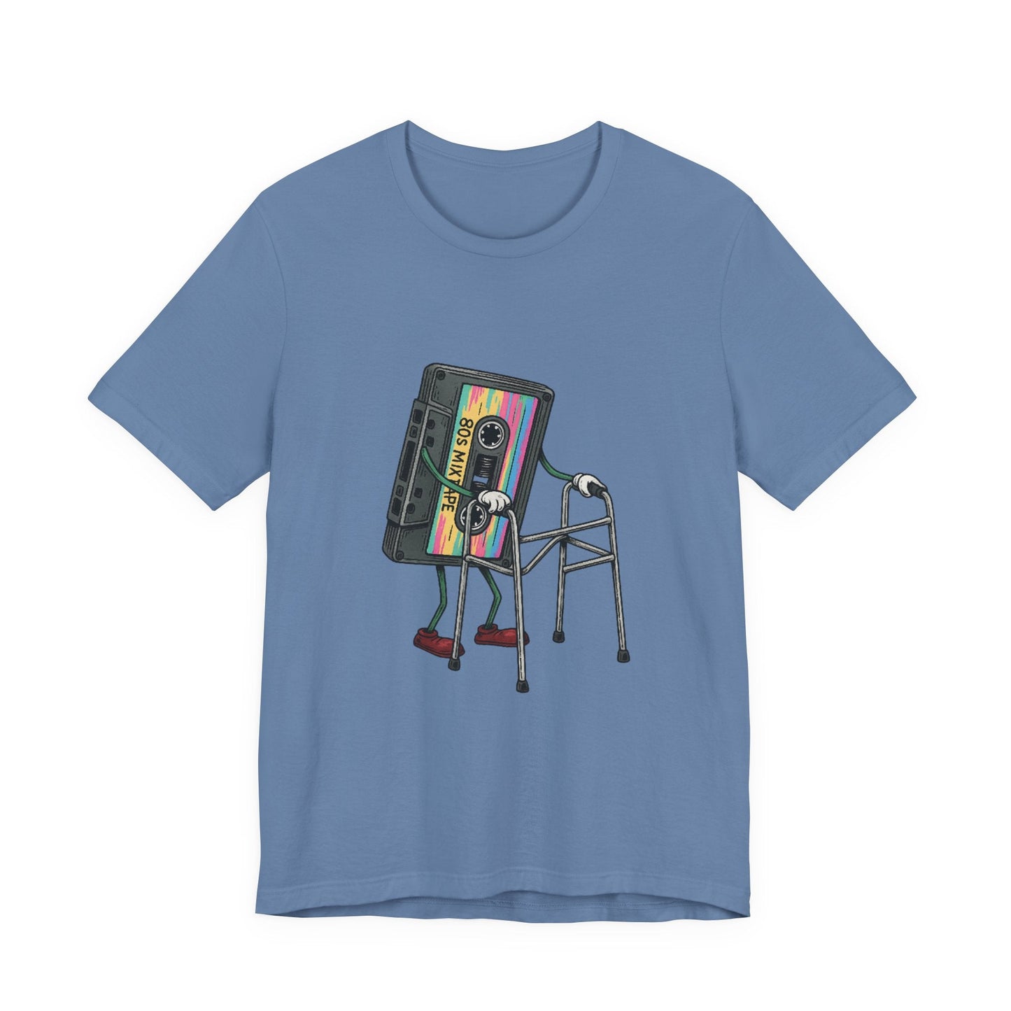 Cassette Tape T-Shirt, 80s Retro Music Vintage T Shirt - Popbydesign