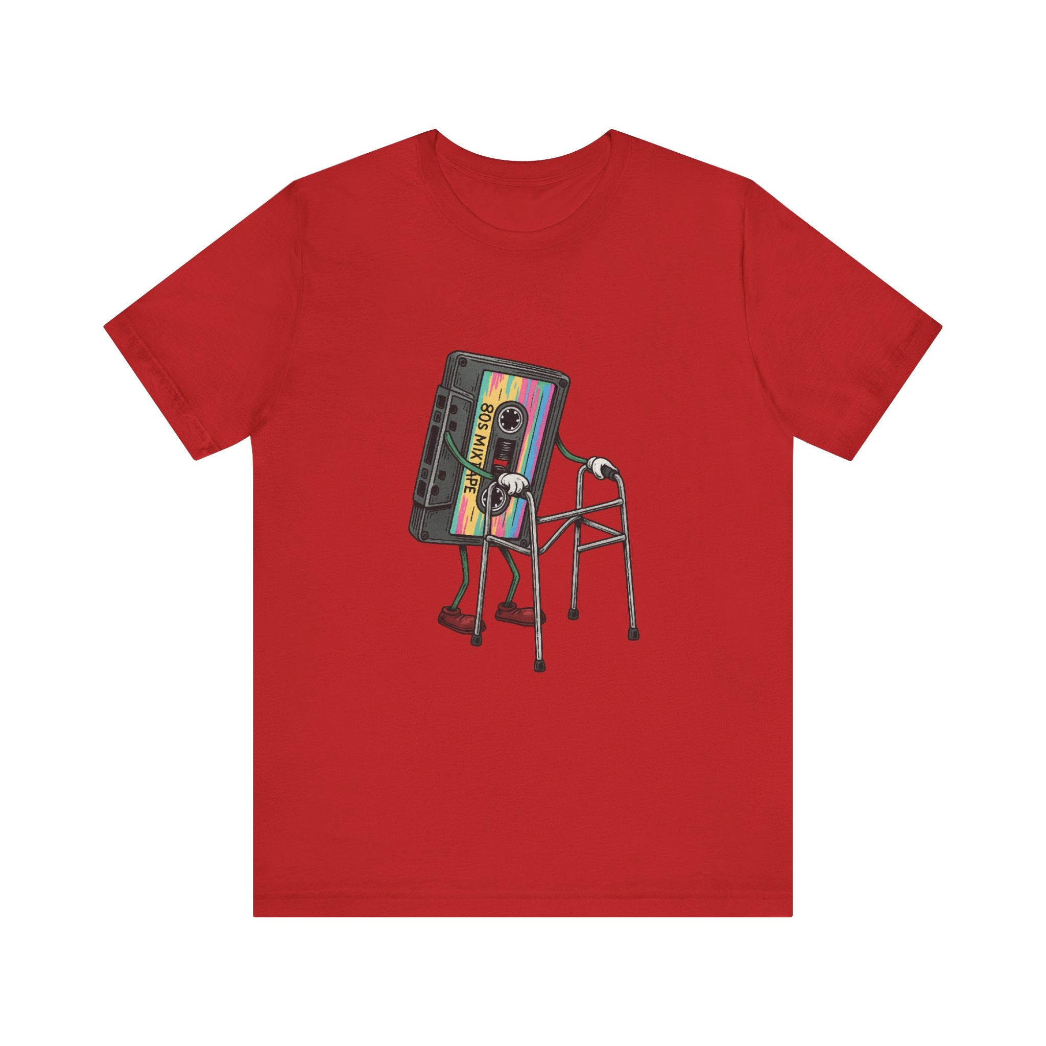 Cassette Tape T-Shirt, 80s Retro Music Vintage T Shirt by PopCultureByDesign36