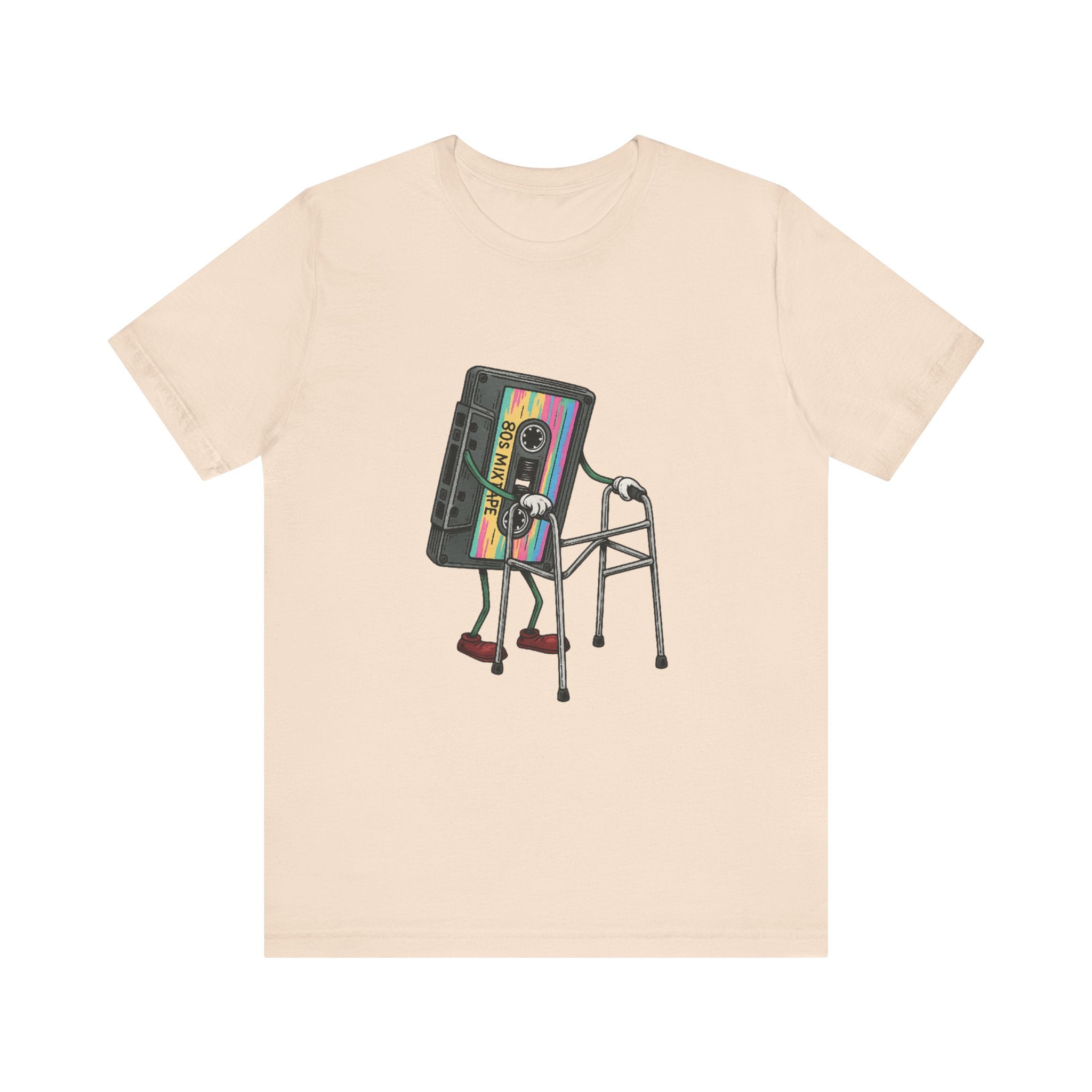 Cassette Tape T-Shirt, 80s Retro Music Vintage T Shirt by PopCultureByDesign36