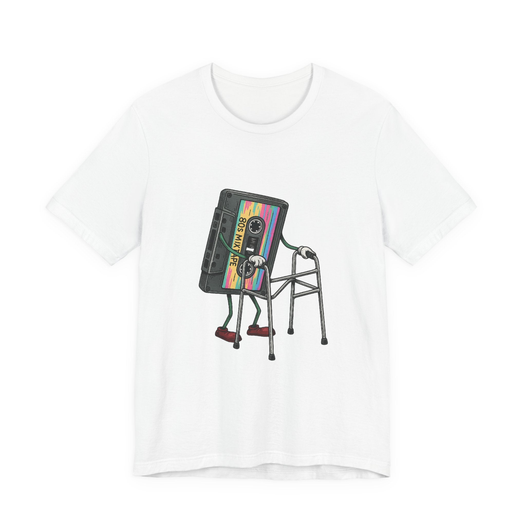 Cassette Tape T-Shirt, 80s Retro Music Vintage T Shirt by PopCultureByDesign36