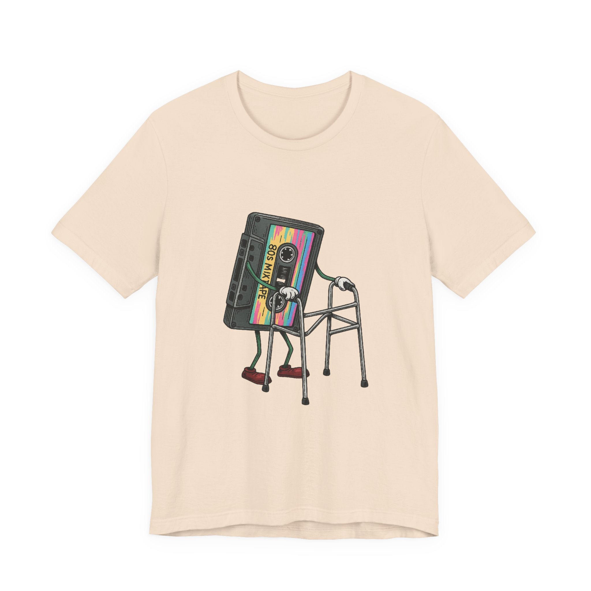 Cassette Tape T-Shirt, 80s Retro Music Vintage T Shirt by PopCultureByDesign36
