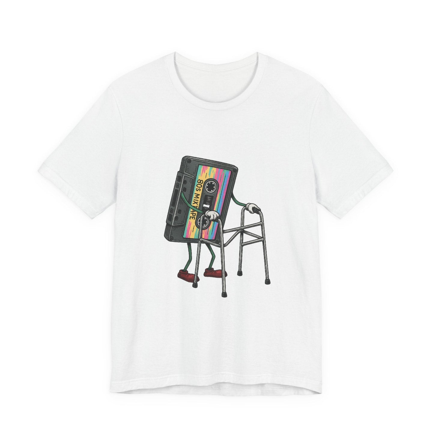 Cassette Tape T-Shirt, 80s Retro Music Vintage T Shirt - Popbydesign