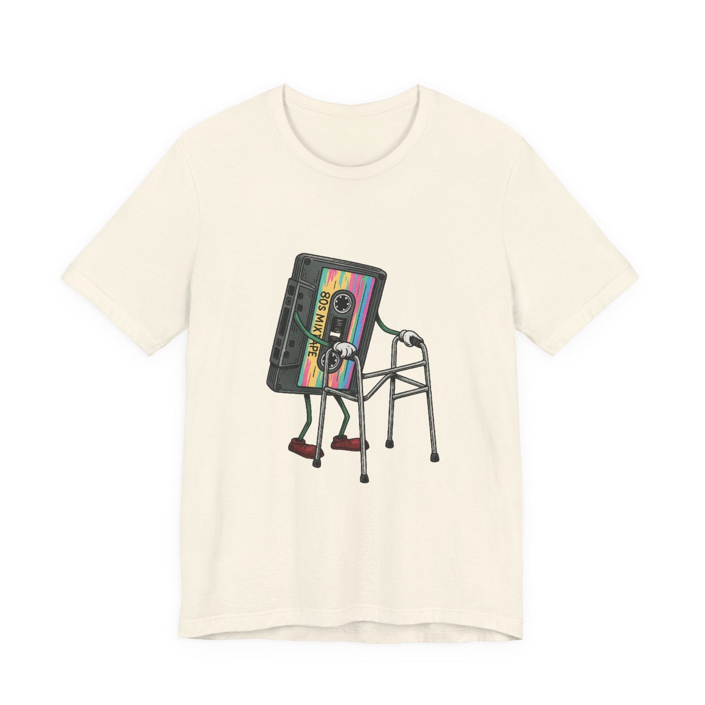 Cassette Tape T-Shirt, 80s Retro Music Vintage T Shirt - Popbydesign