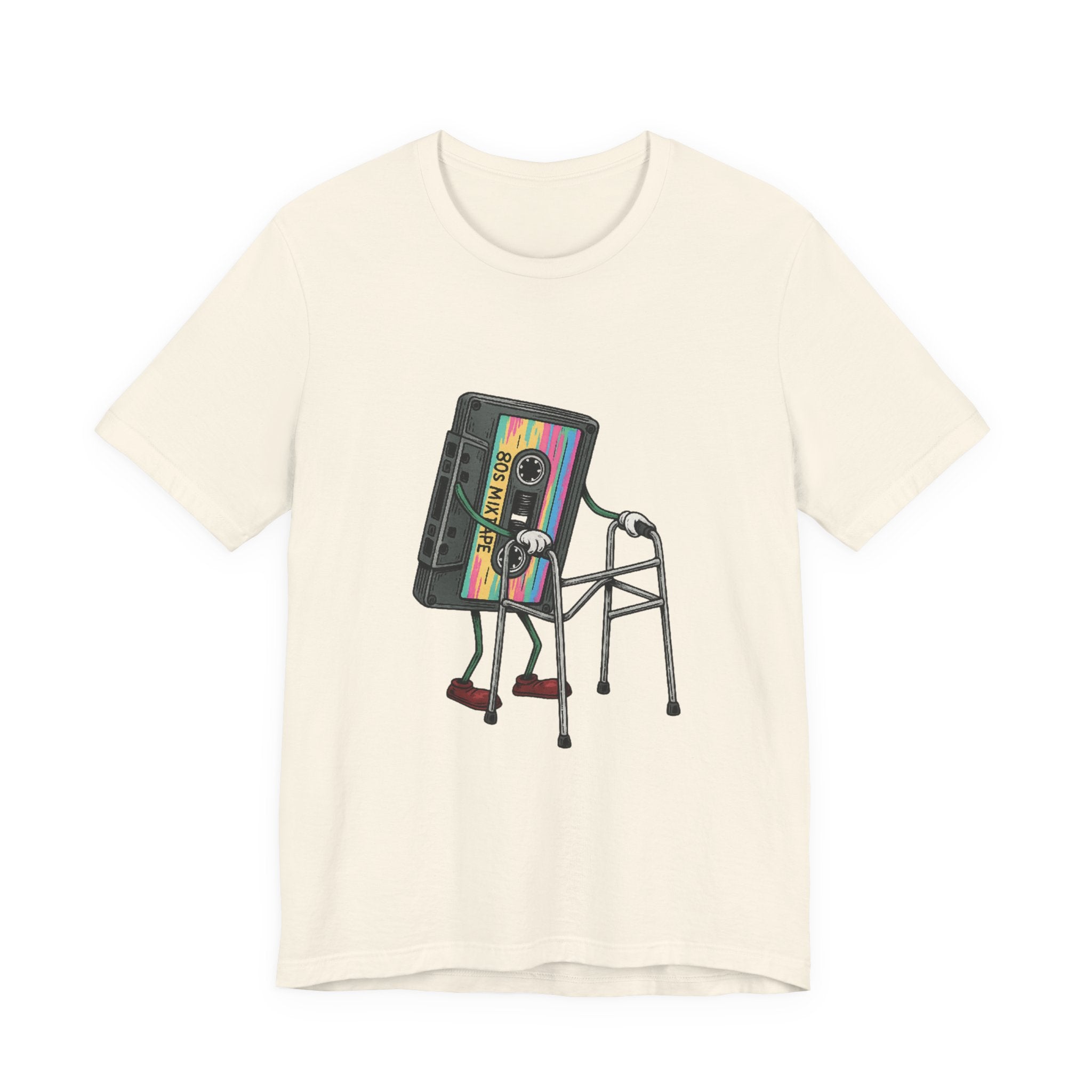 Cassette Tape T-Shirt, 80s Retro Music Vintage T Shirt by PopCultureByDesign36