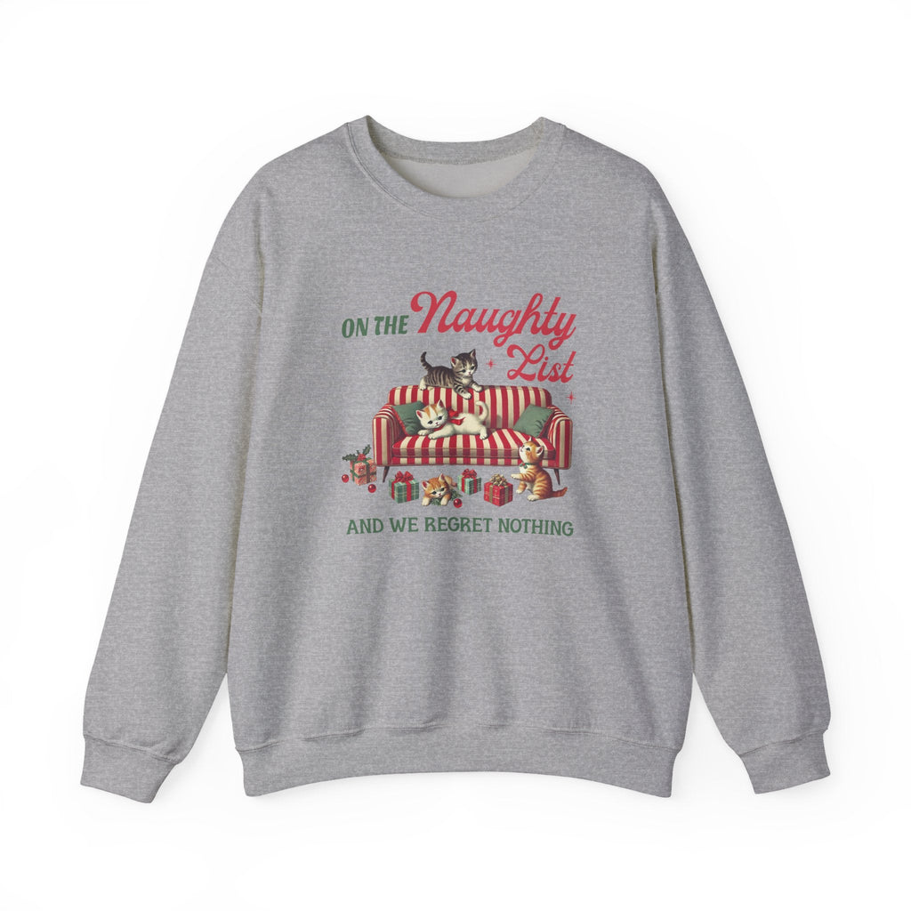 Cat Christmas Sweater,Cat Sweatshirt, Kitten Christmas Shirt by PopCultureByDesign36
