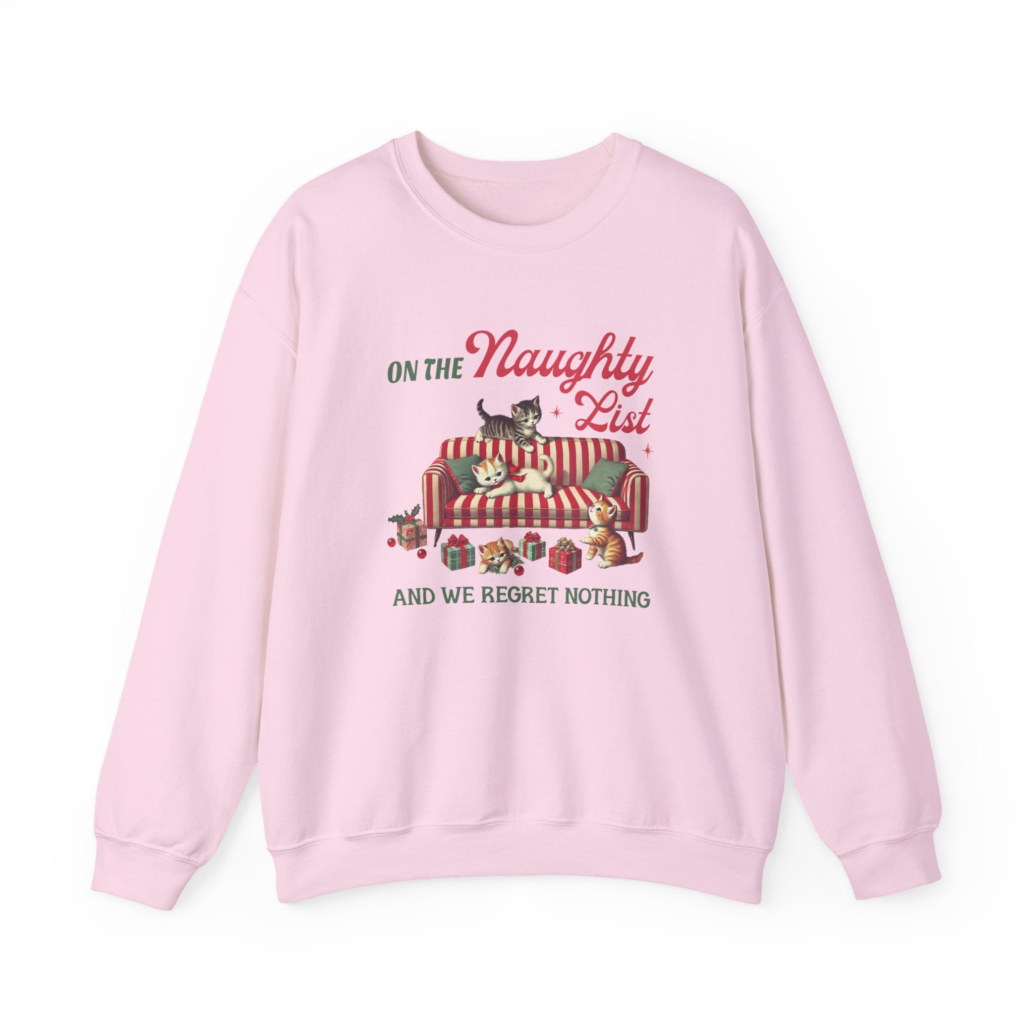 Cat Christmas Sweater,Cat Sweatshirt, Kitten Christmas Shirt by PopCultureByDesign36