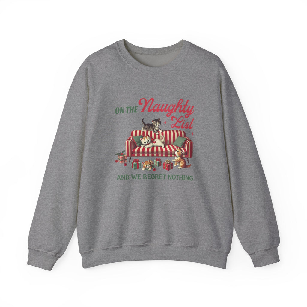 Cat Christmas Sweater,Cat Sweatshirt, Kitten Christmas Shirt by PopCultureByDesign36