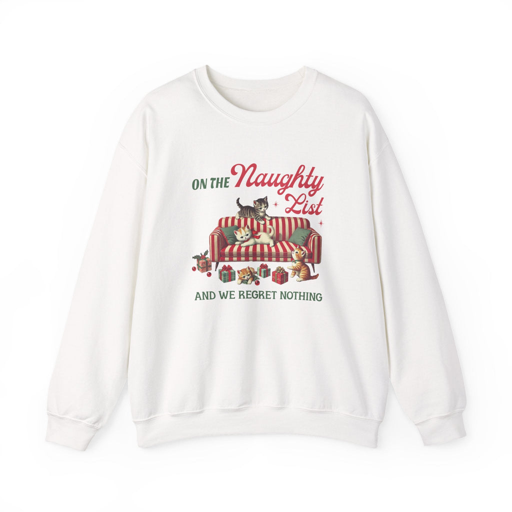 Cat Christmas Sweater,Cat Sweatshirt, Kitten Christmas Shirt by PopCultureByDesign36