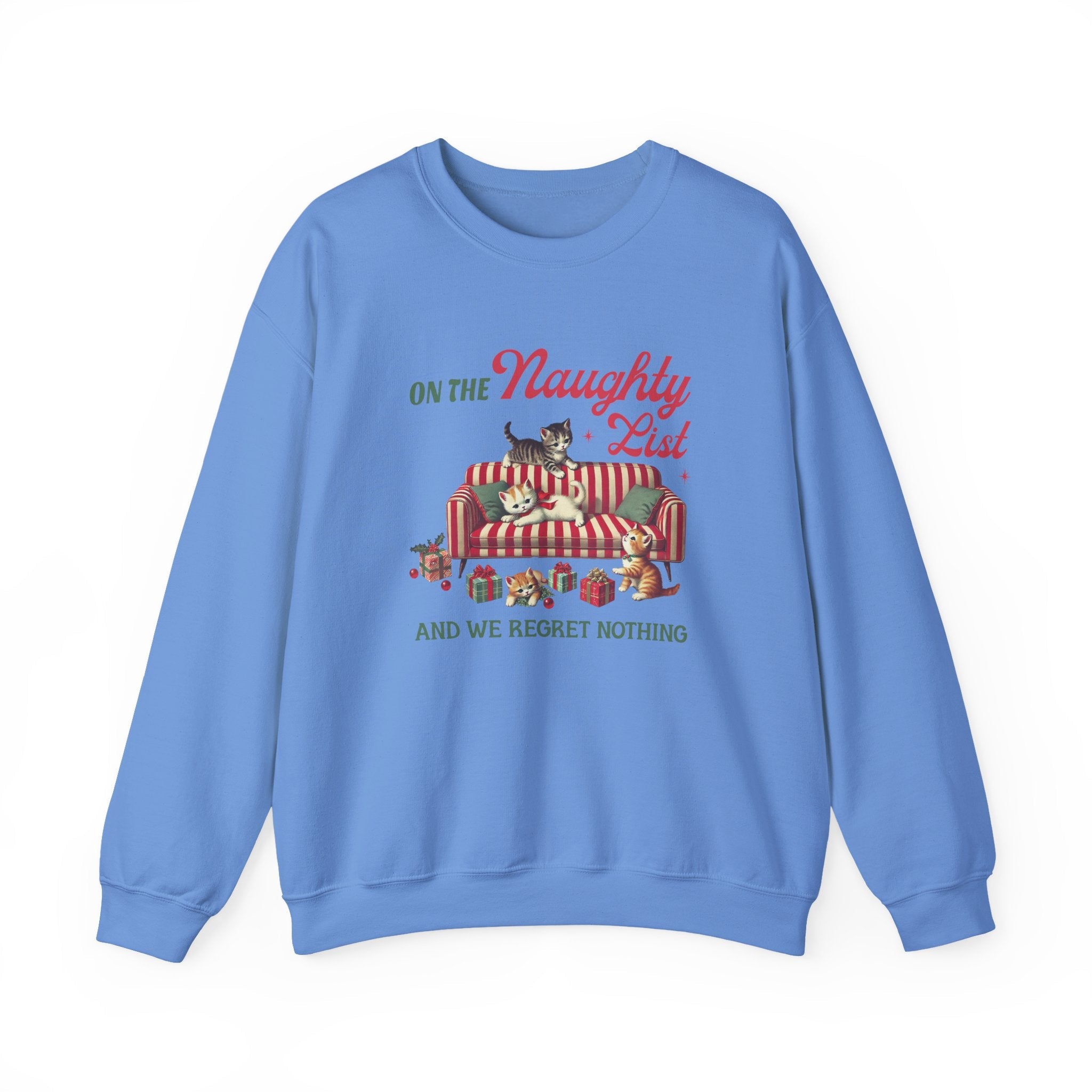 Cat Christmas Sweater,Cat Sweatshirt, Kitten Christmas Shirt by PopCultureByDesign36