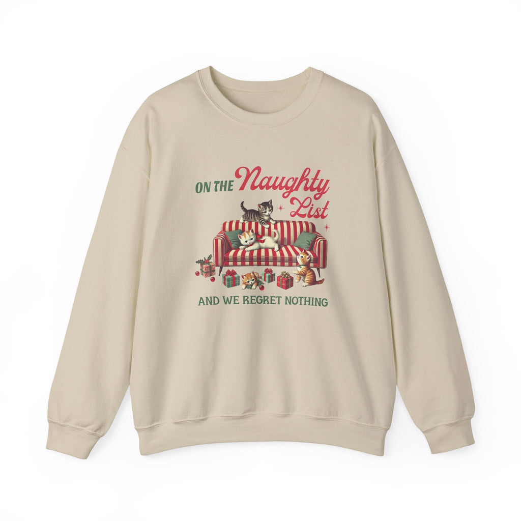 Cat Christmas Sweater,Cat Sweatshirt, Kitten Christmas Shirt by PopCultureByDesign36