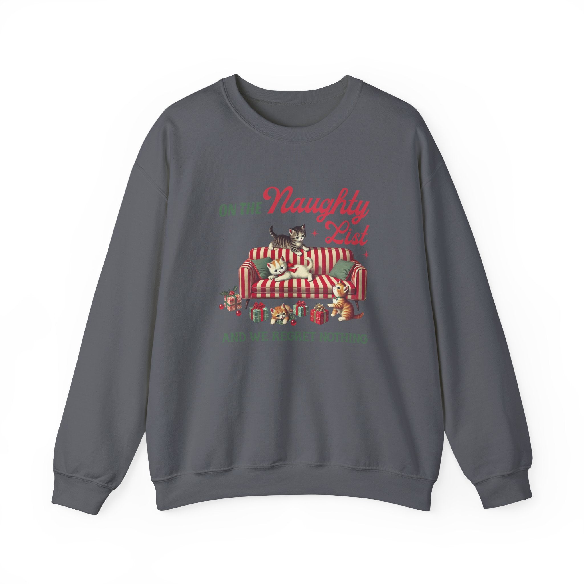 Cat Christmas Sweater,Cat Sweatshirt, Kitten Christmas Shirt by PopCultureByDesign36