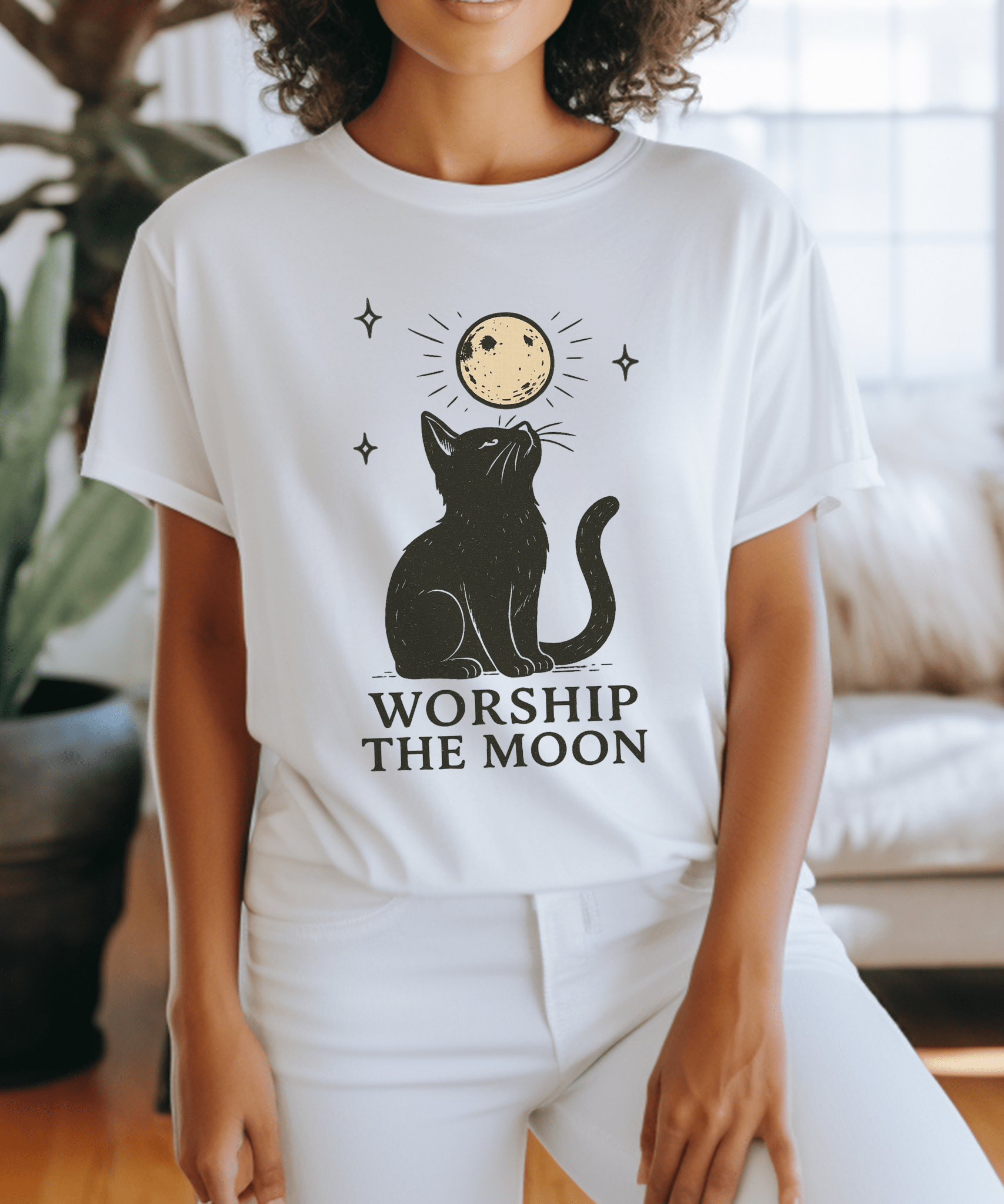 Celestial Cat Shirt, Cute Kitten Shirt, Cat Lover Shirt by PopCultureByDesign36