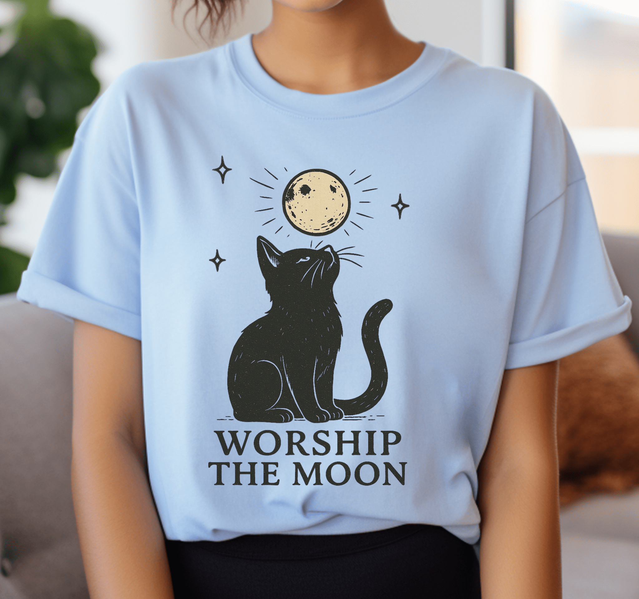 Celestial Cat Shirt, Cute Kitten Shirt, Cat Lover Shirt by PopCultureByDesign36