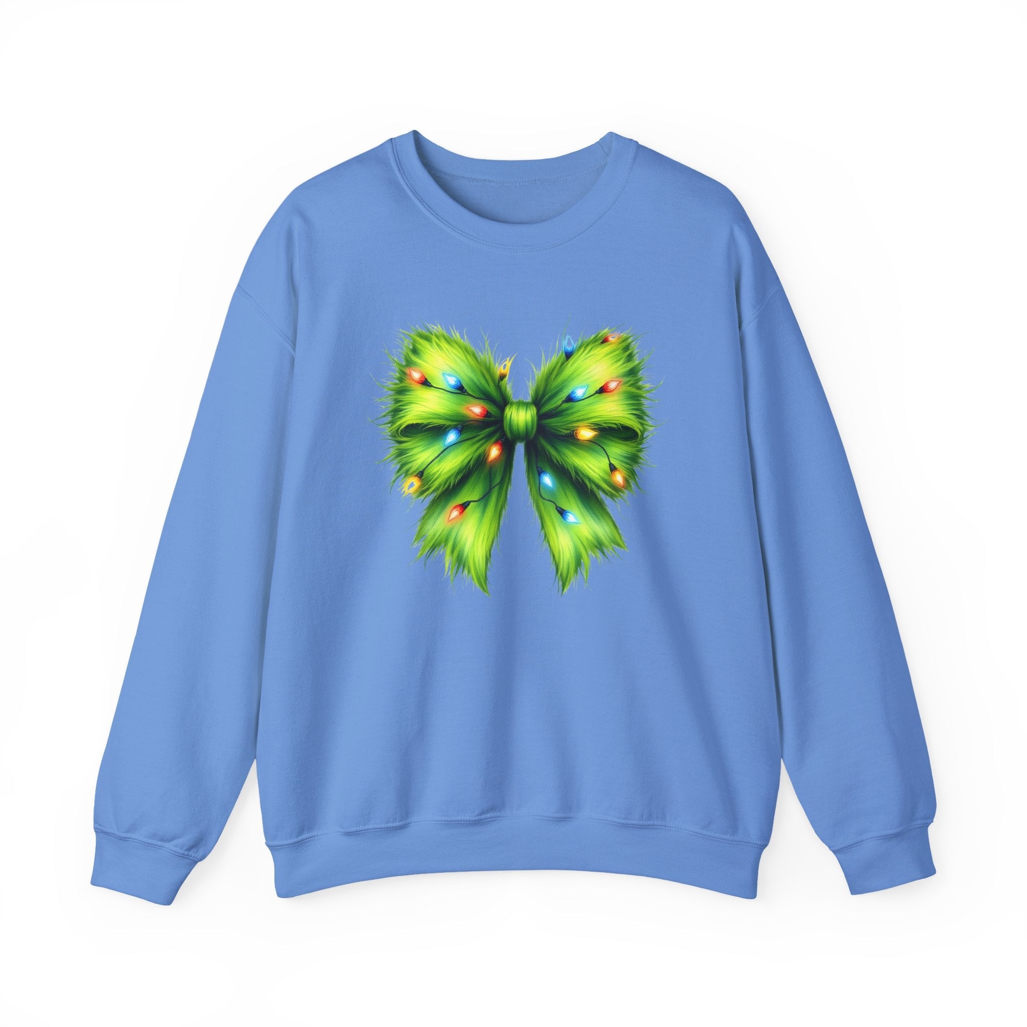 Christmas Bow Sweatshirt, Coquette Holiday Sweatshirt by PopCultureByDesign36