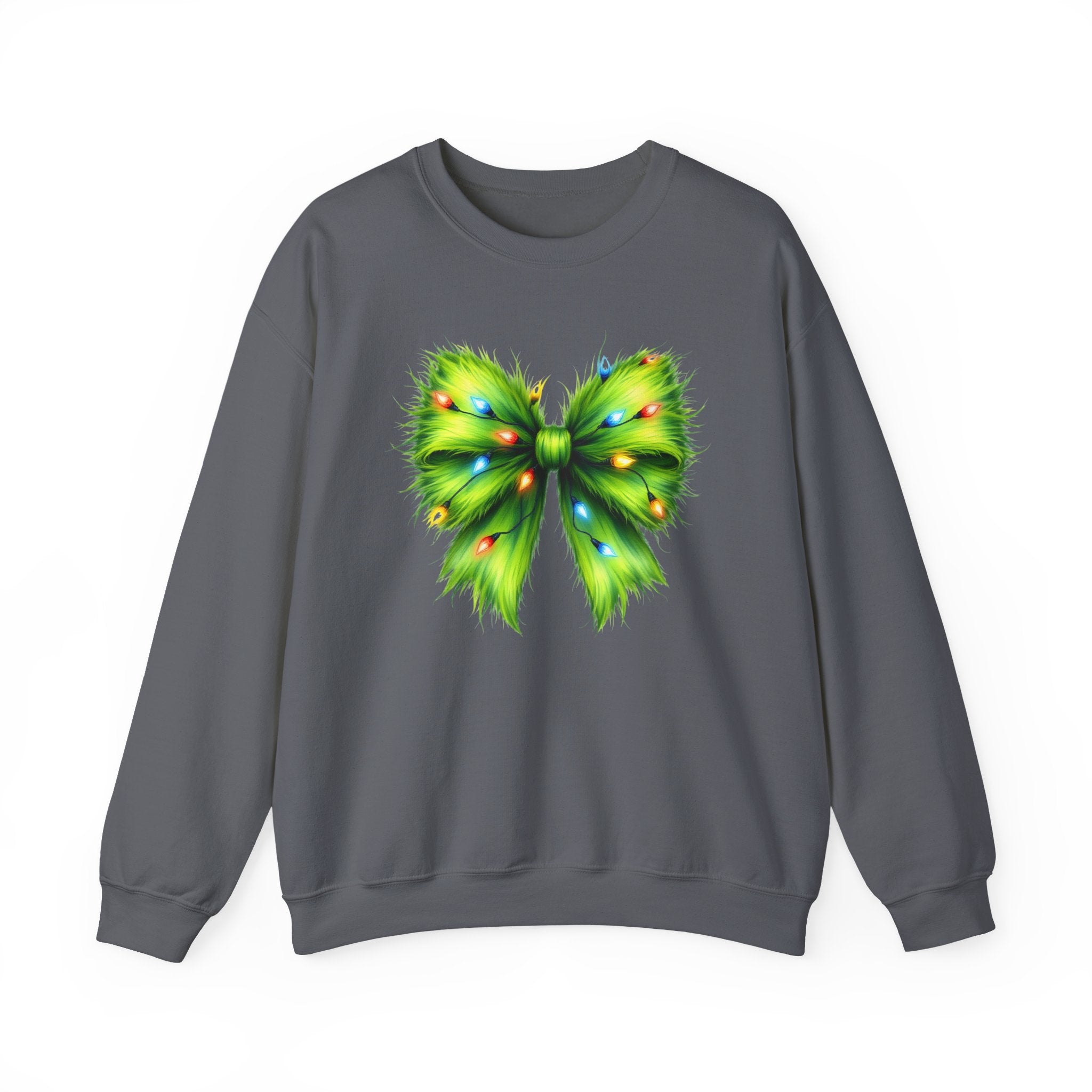 Christmas Bow Sweatshirt, Coquette Holiday Sweatshirt by PopCultureByDesign36