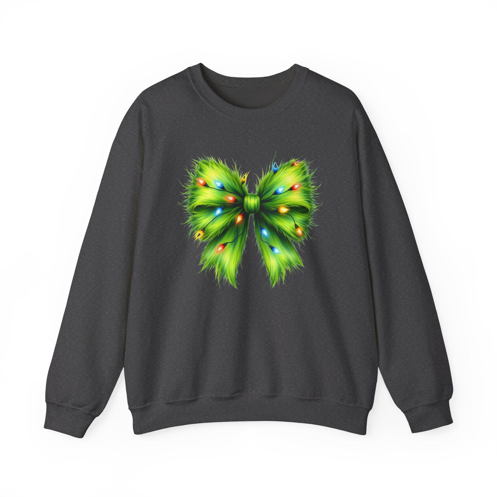 Christmas Bow Sweatshirt, Coquette Holiday Sweatshirt by PopCultureByDesign36