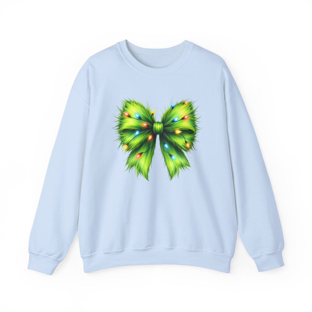 Christmas Bow Sweatshirt, Coquette Holiday Sweatshirt by PopCultureByDesign36