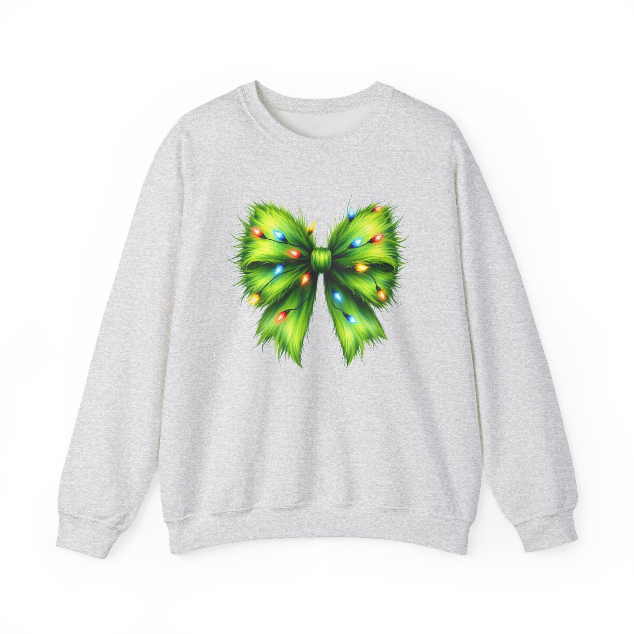 Christmas Bow Sweatshirt, Coquette Holiday Sweatshirt by PopCultureByDesign36