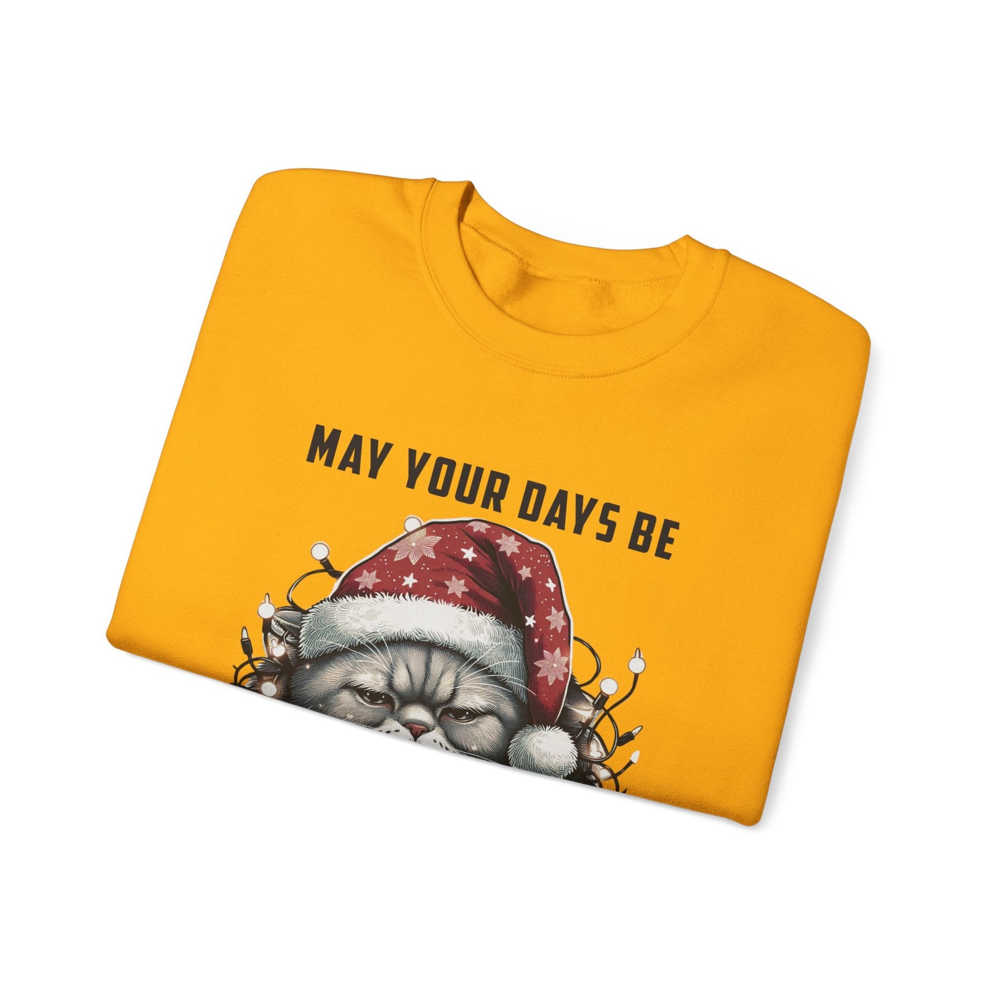 Christmas Cat Sweatshirt, Holiday Cat Sweatshirt - Popbydesign