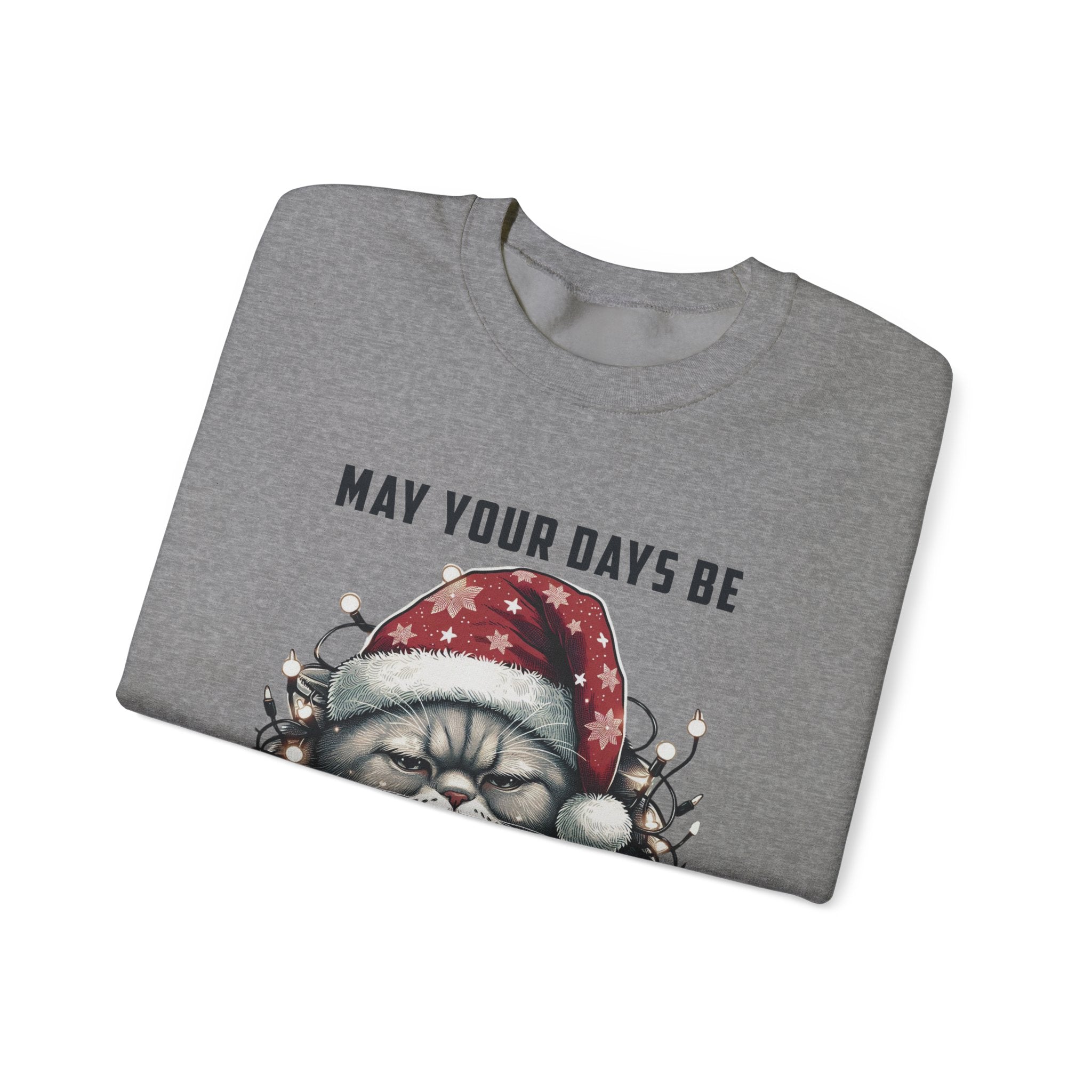 Christmas Cat Sweatshirt, Holiday Cat Sweatshirt by PopCultureByDesign36
