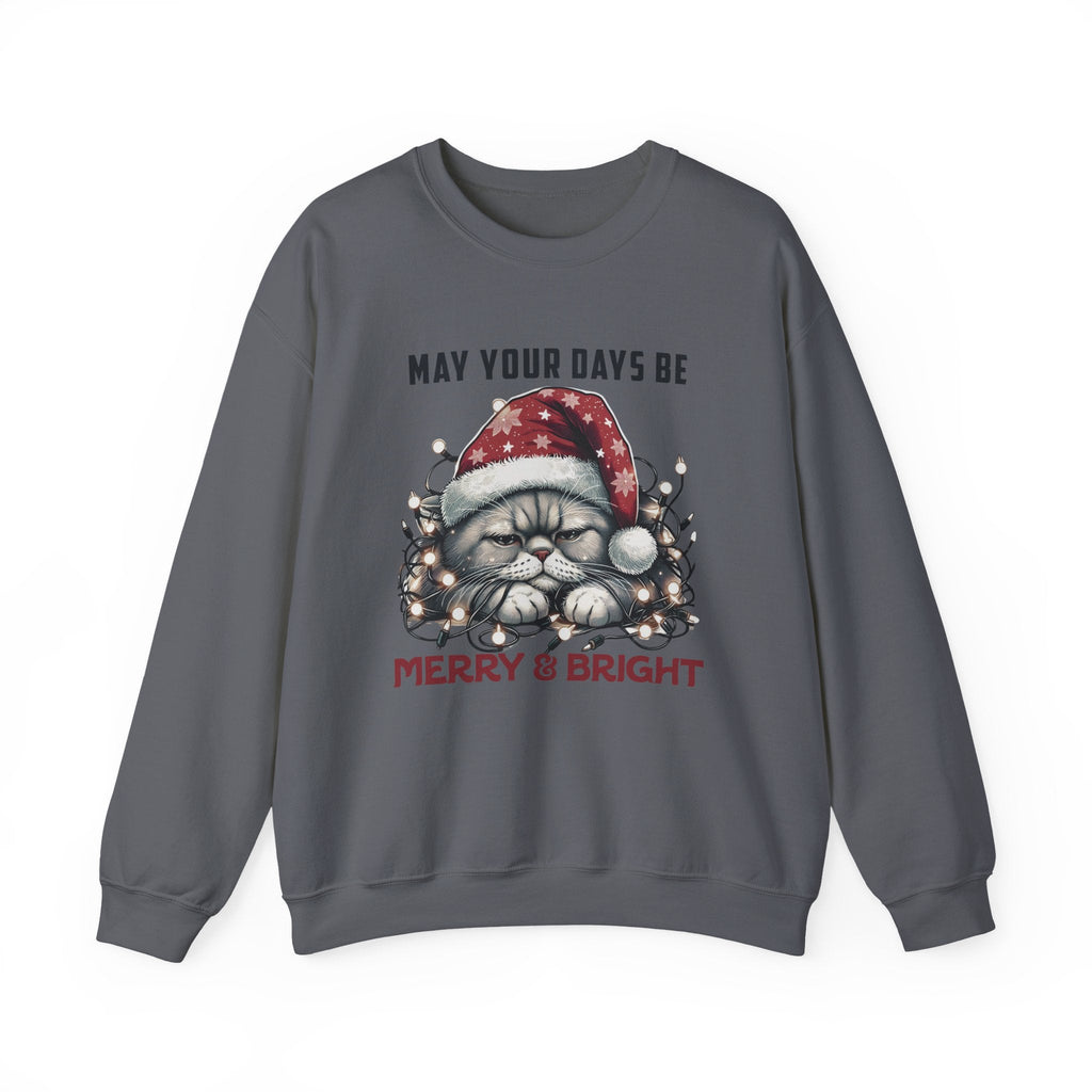 Christmas Cat Sweatshirt, Holiday Cat Sweatshirt by PopCultureByDesign36