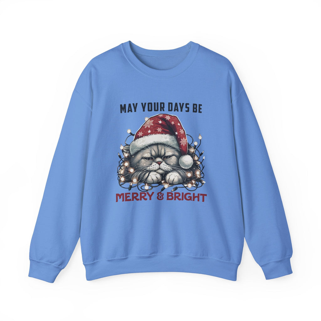 Christmas Cat Sweatshirt, Holiday Cat Sweatshirt by PopCultureByDesign36