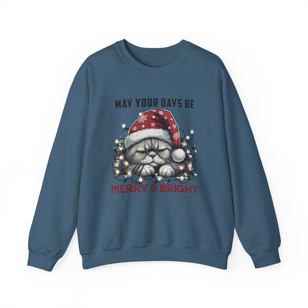 Christmas Cat Sweatshirt, Holiday Cat Sweatshirt by PopCultureByDesign36