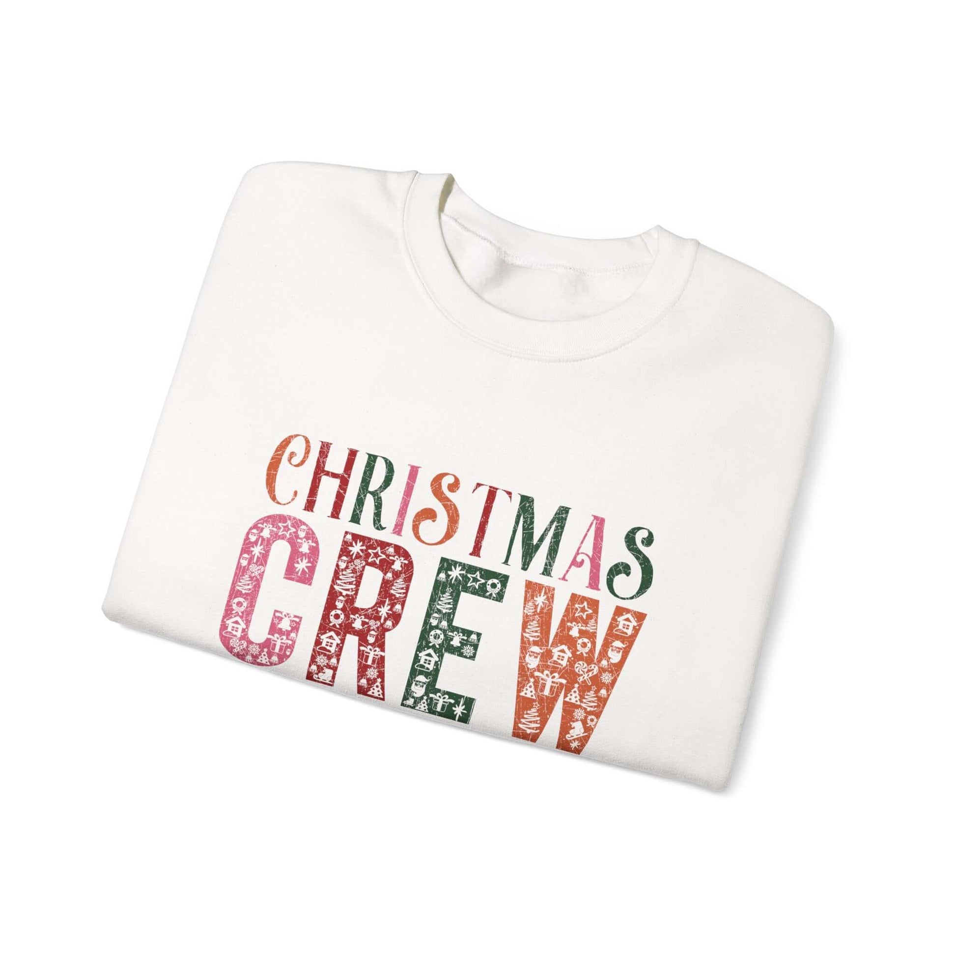 Christmas Crew Sweatshirt, Winter Festive Sweater - Popbydesign