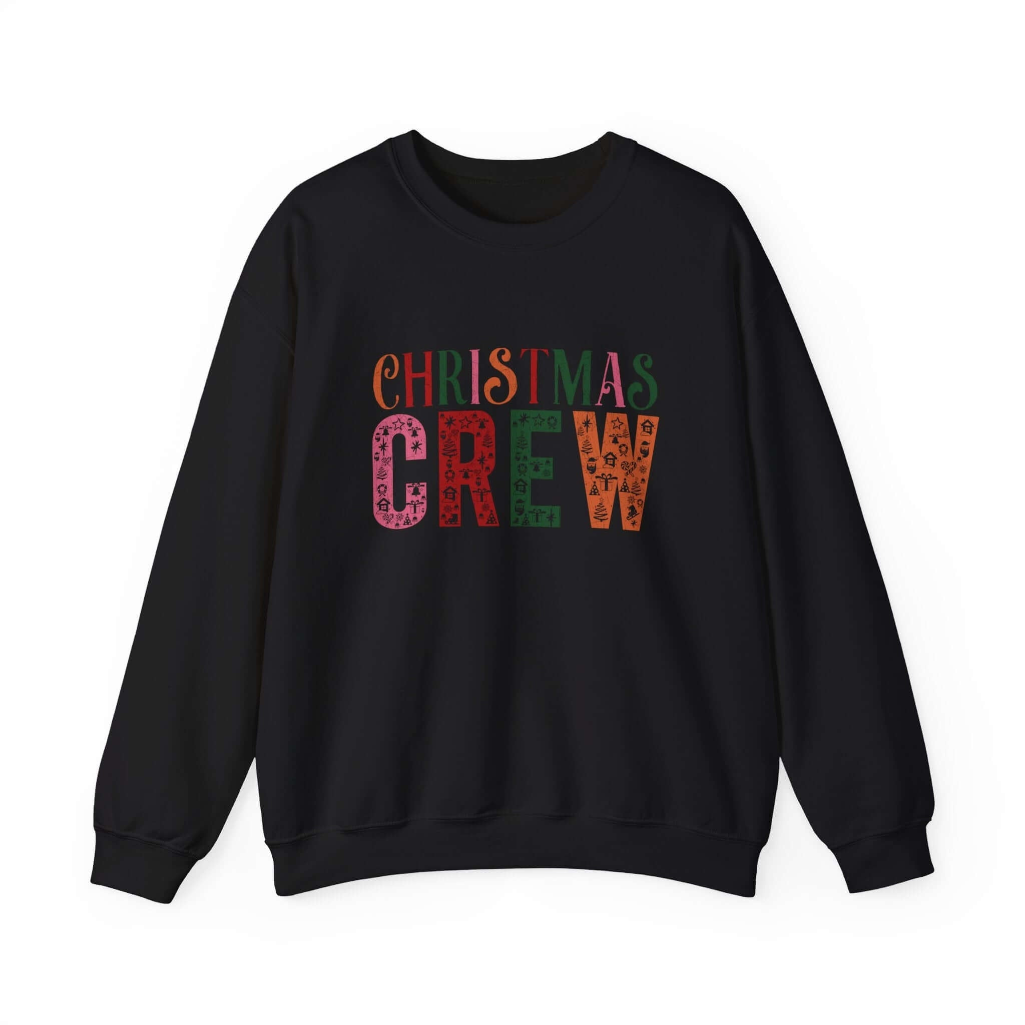 Christmas Crew Sweatshirt, Winter Festive Sweater by PopCultureByDesign36