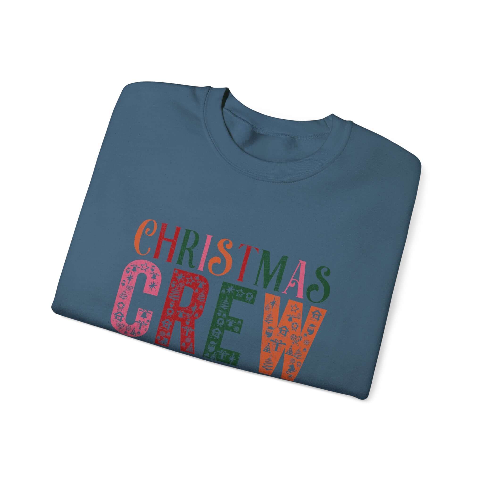 Christmas Crew Sweatshirt, Winter Festive Sweater by PopCultureByDesign36