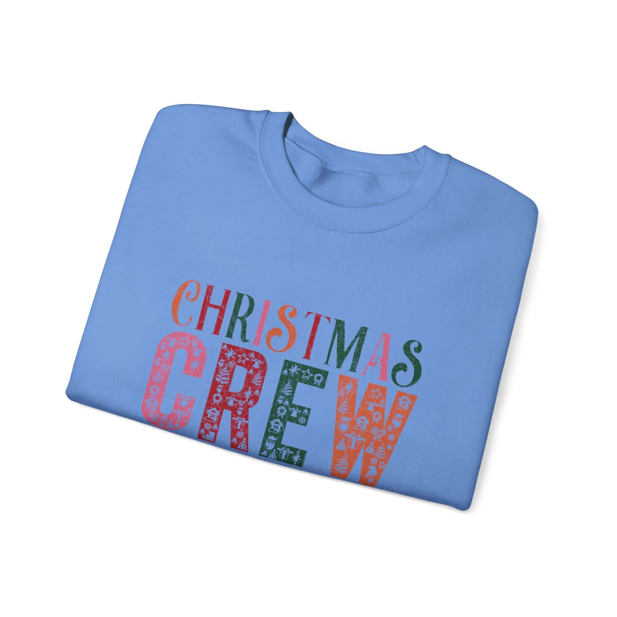 Christmas Crew Sweatshirt, Winter Festive Sweater by PopCultureByDesign36