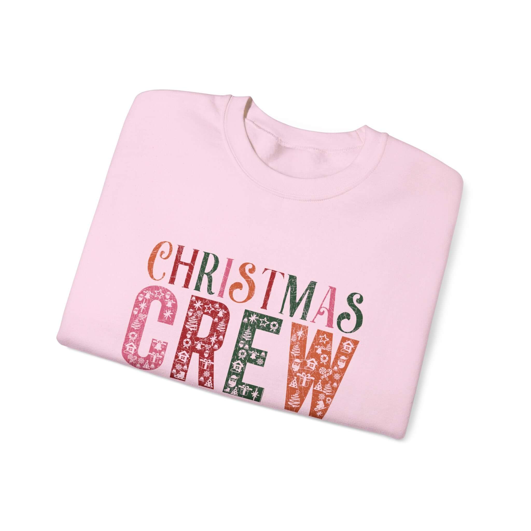 Christmas Crew Sweatshirt, Winter Festive Sweater by PopCultureByDesign36