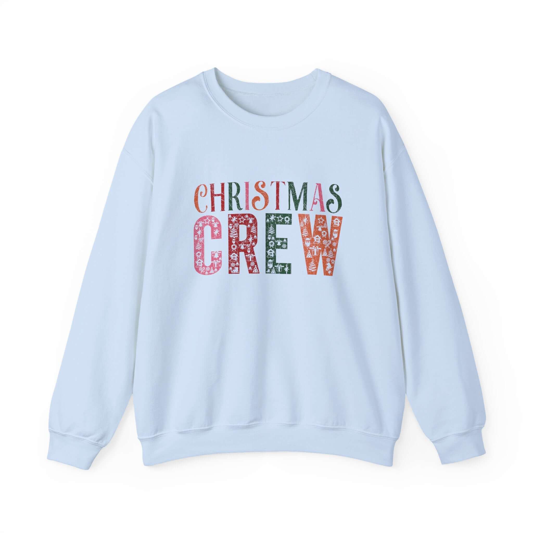 Christmas Crew Sweatshirt, Winter Festive Sweater by PopCultureByDesign36