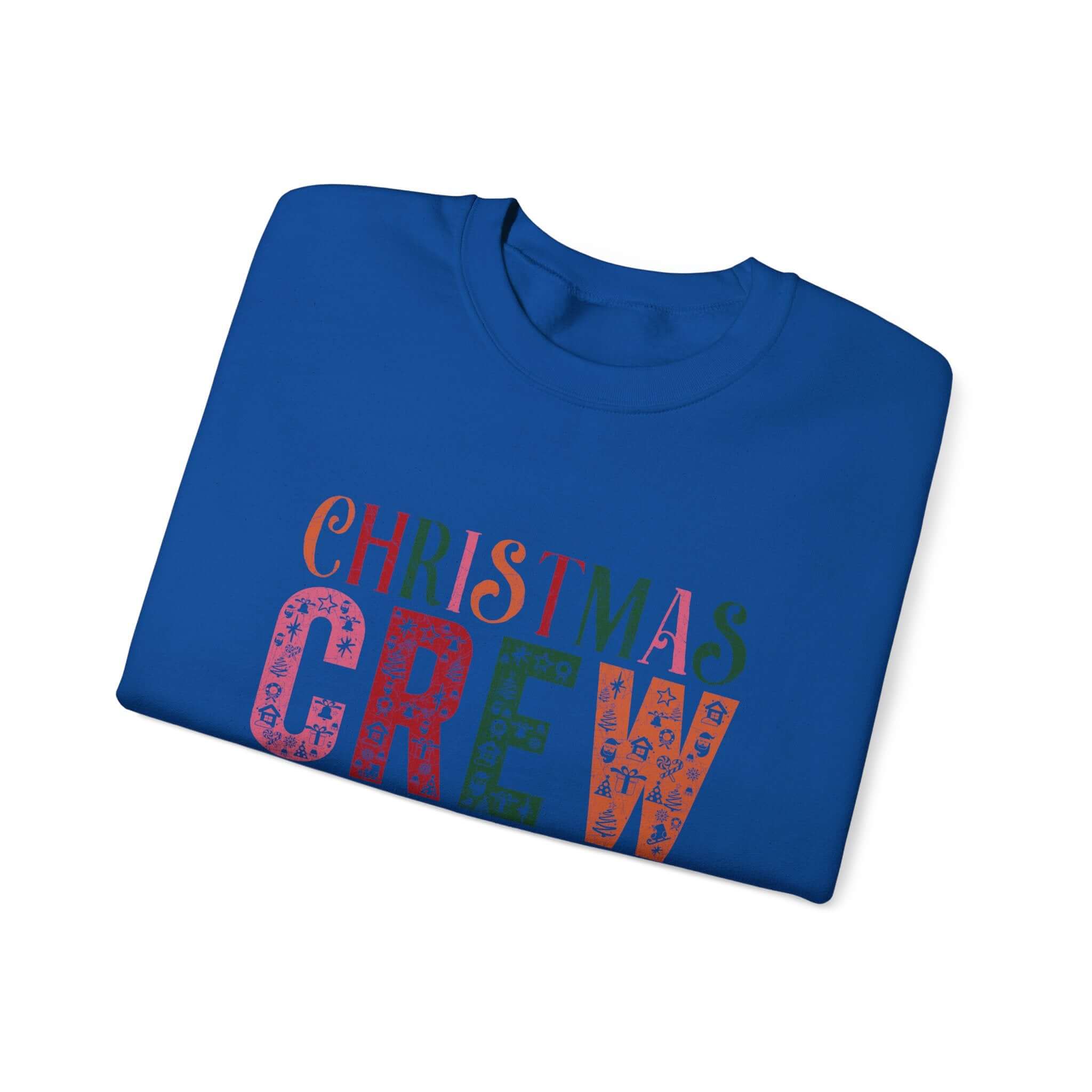 Christmas Crew Sweatshirt, Winter Festive Sweater by PopCultureByDesign36