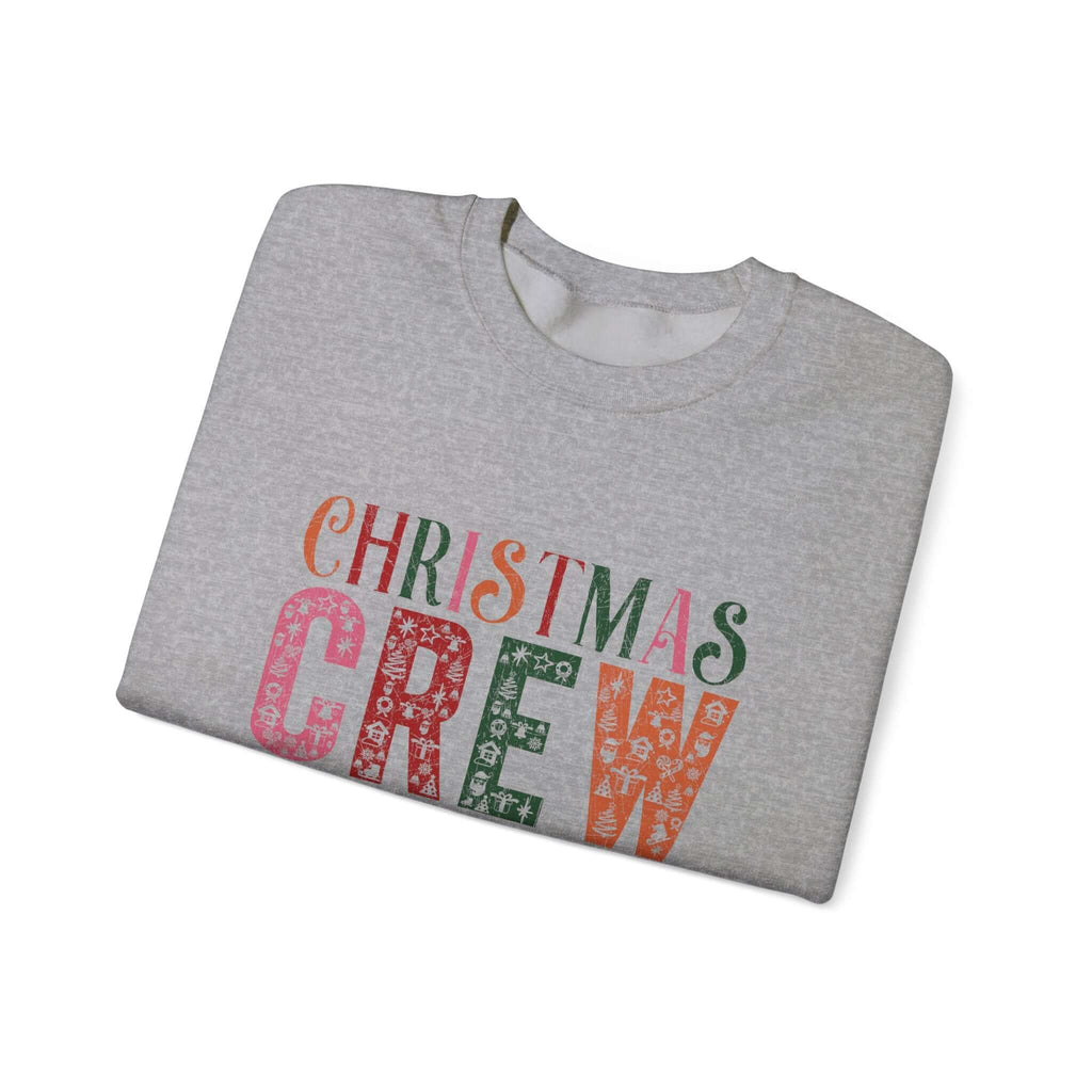 Christmas Crew Sweatshirt, Winter Festive Sweater by PopCultureByDesign36