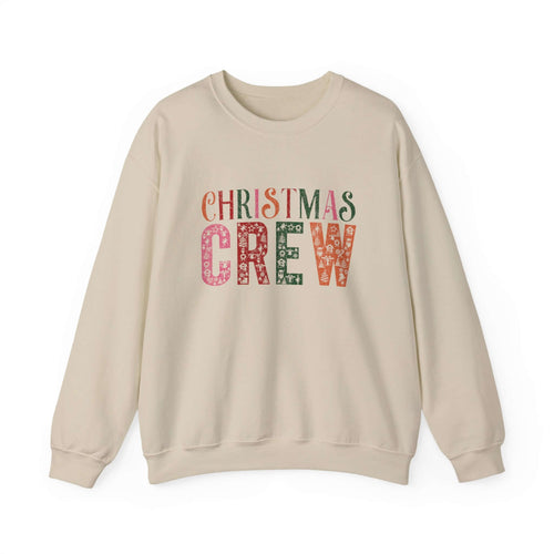 Christmas Crew Sweatshirt, Winter Festive Sweater by PopCultureByDesign36