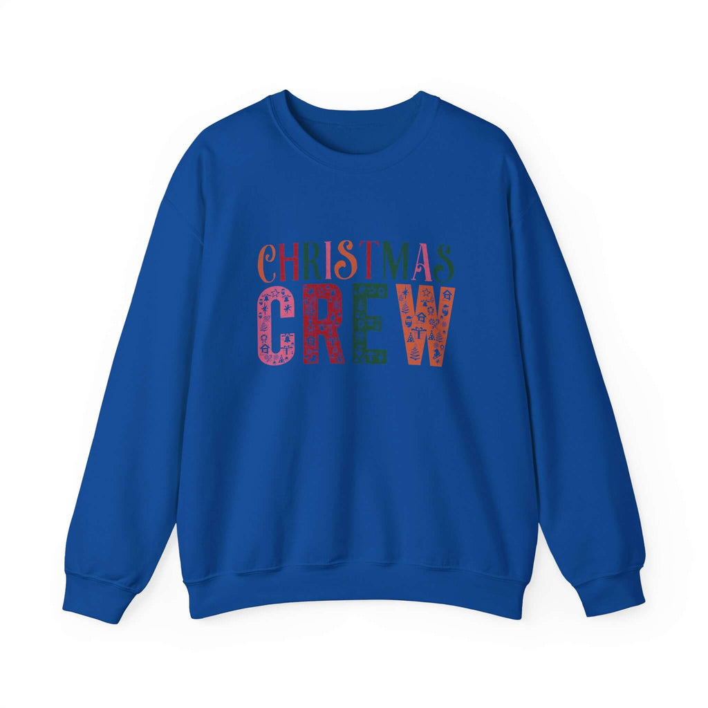 Christmas Crew Sweatshirt, Winter Festive Sweater by PopCultureByDesign36