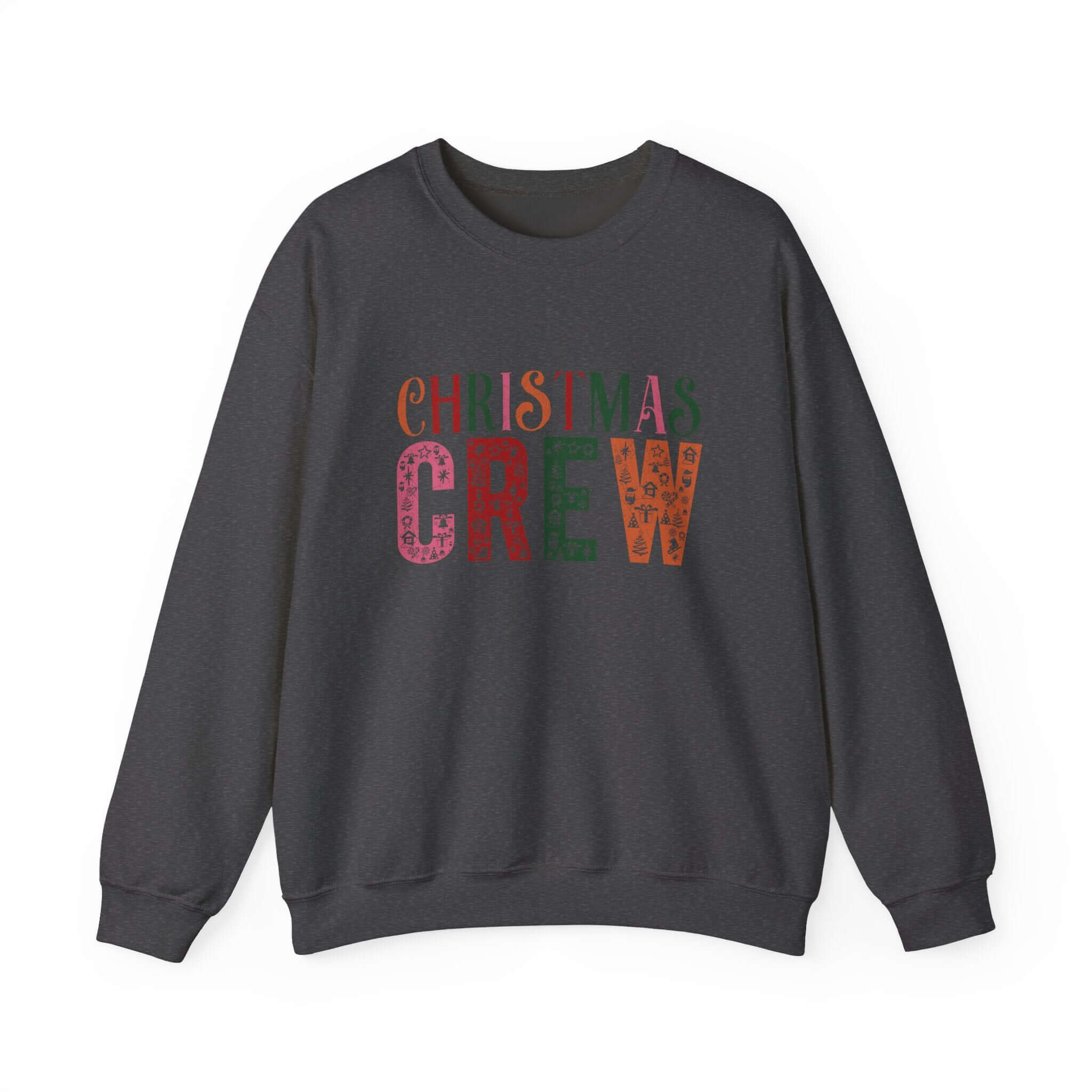 Christmas Crew Sweatshirt, Winter Festive Sweater by PopCultureByDesign36