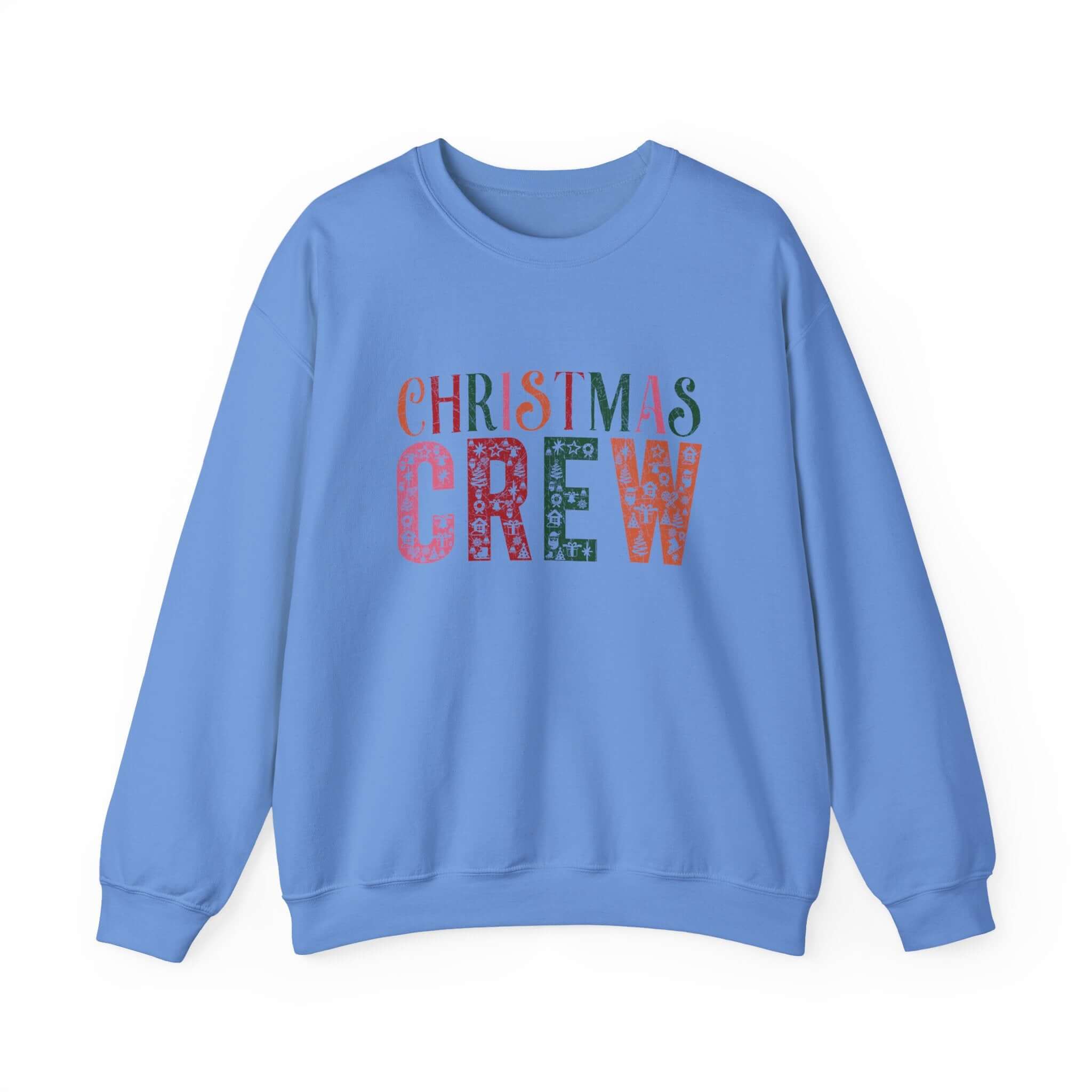 Christmas Crew Sweatshirt, Winter Festive Sweater by PopCultureByDesign36