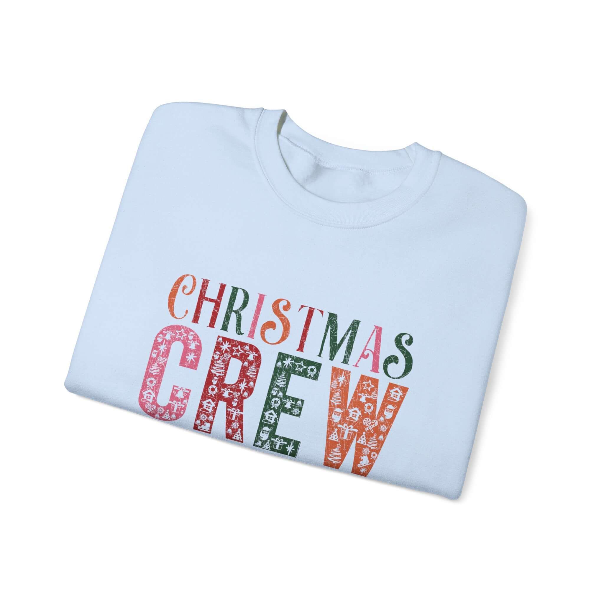 Christmas Crew Sweatshirt, Winter Festive Sweater by PopCultureByDesign36