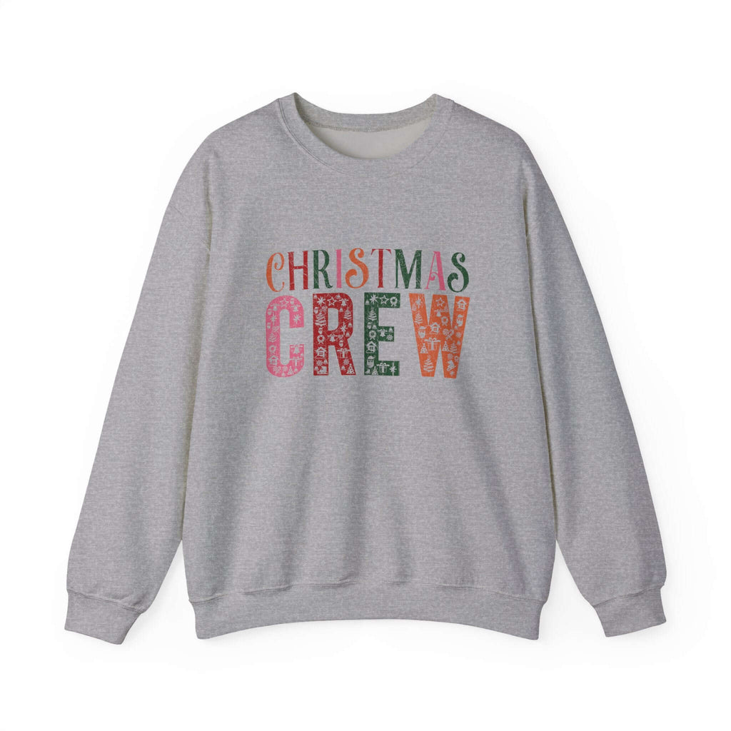 Christmas Crew Sweatshirt, Winter Festive Sweater by PopCultureByDesign36